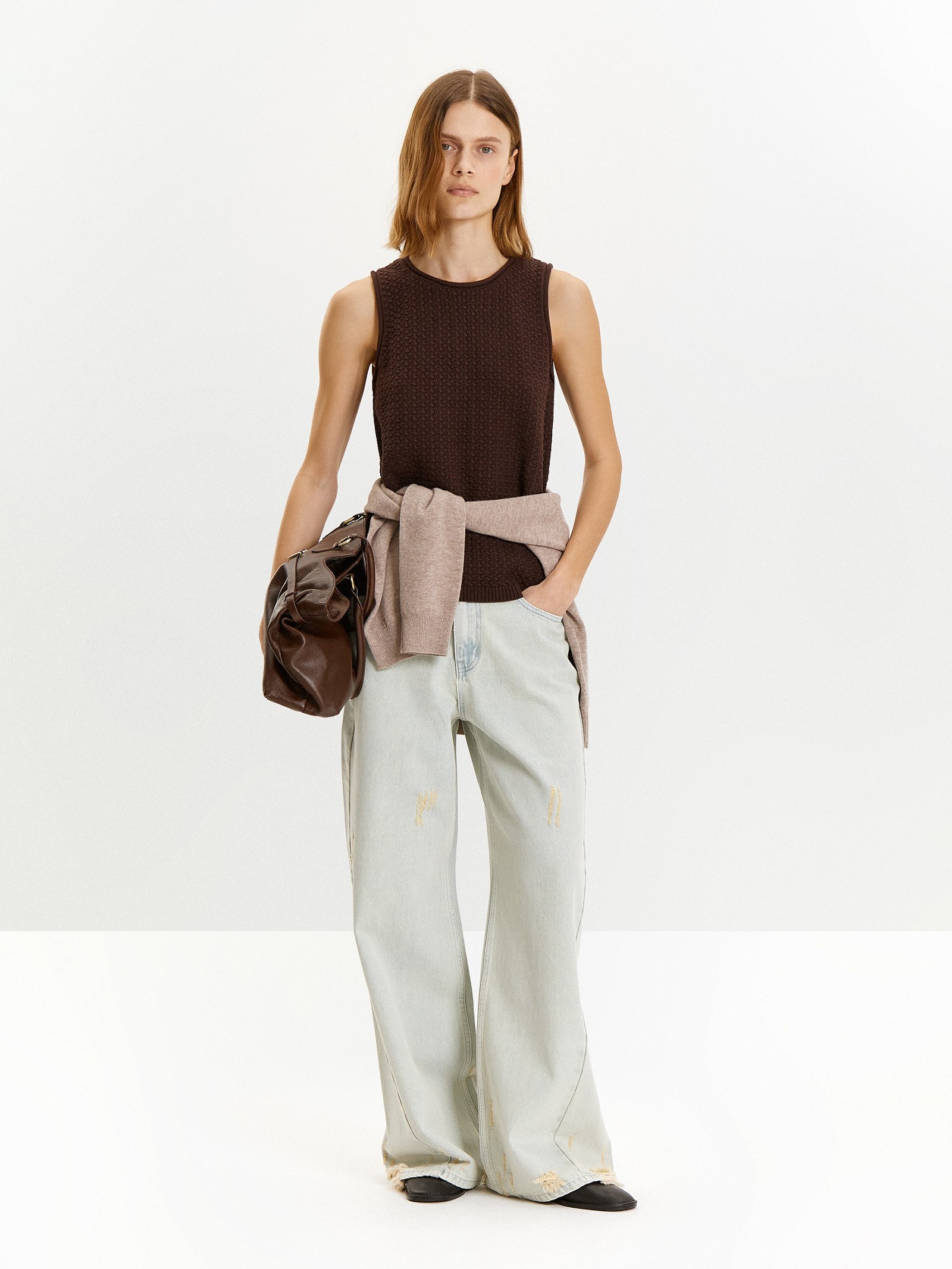 Трикотажный топ