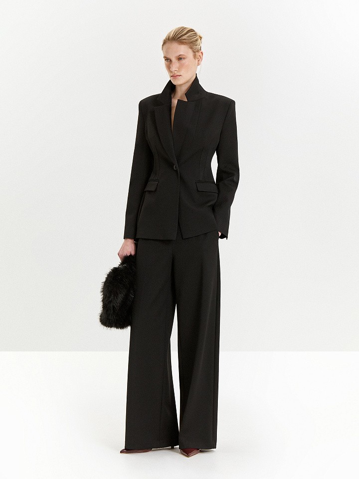 Брюки широкого кроя