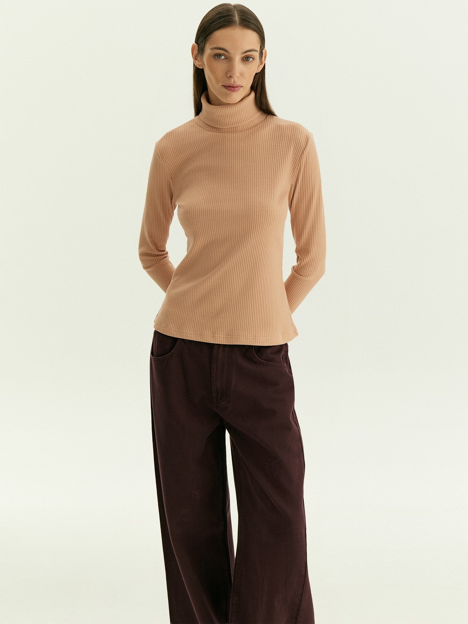 Водолазка из вискозы с добавлением шерсти