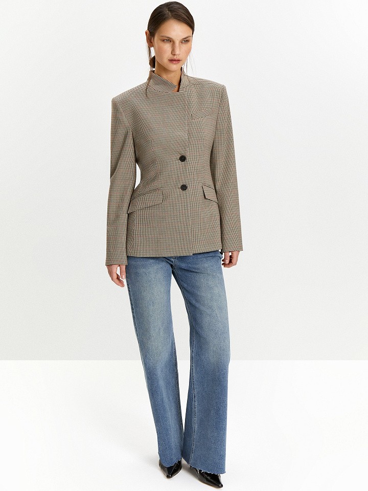 Жакет в клетку