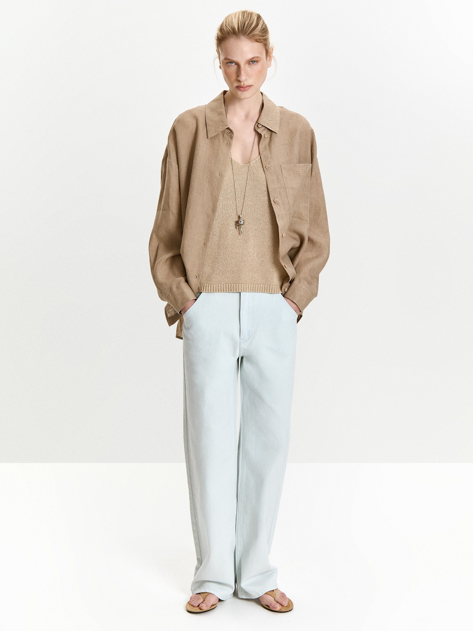 Джинсы прямого кроя