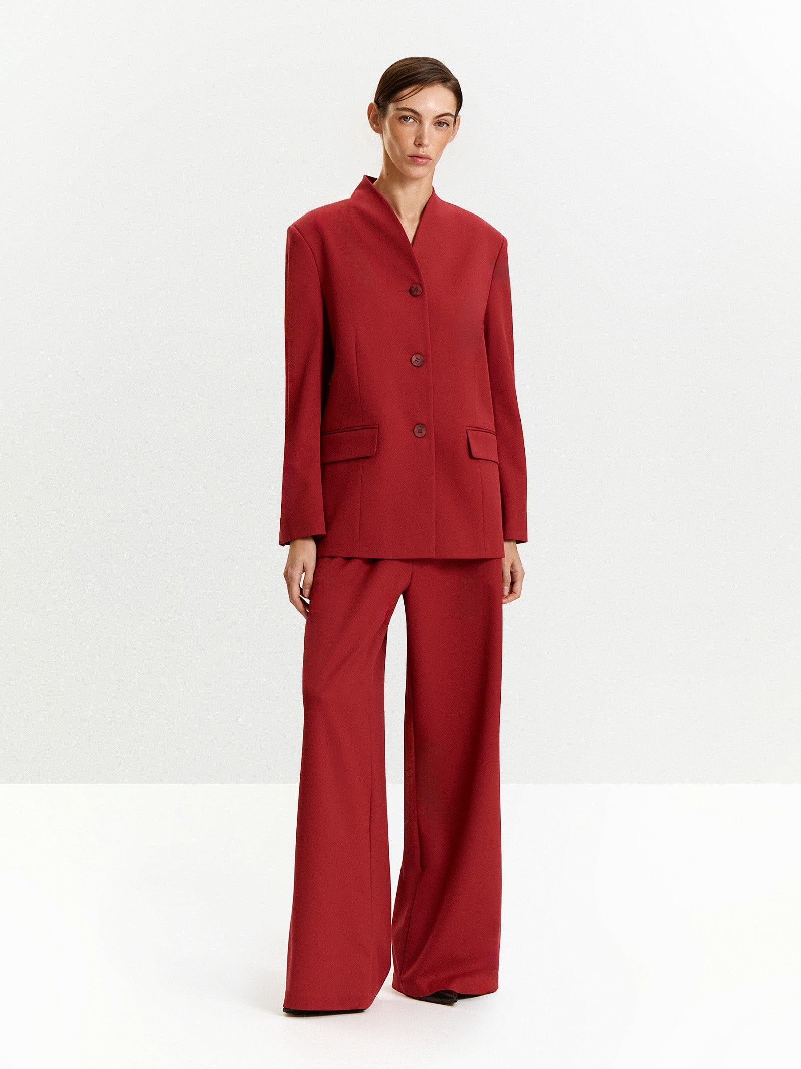 Жакет без лацканов