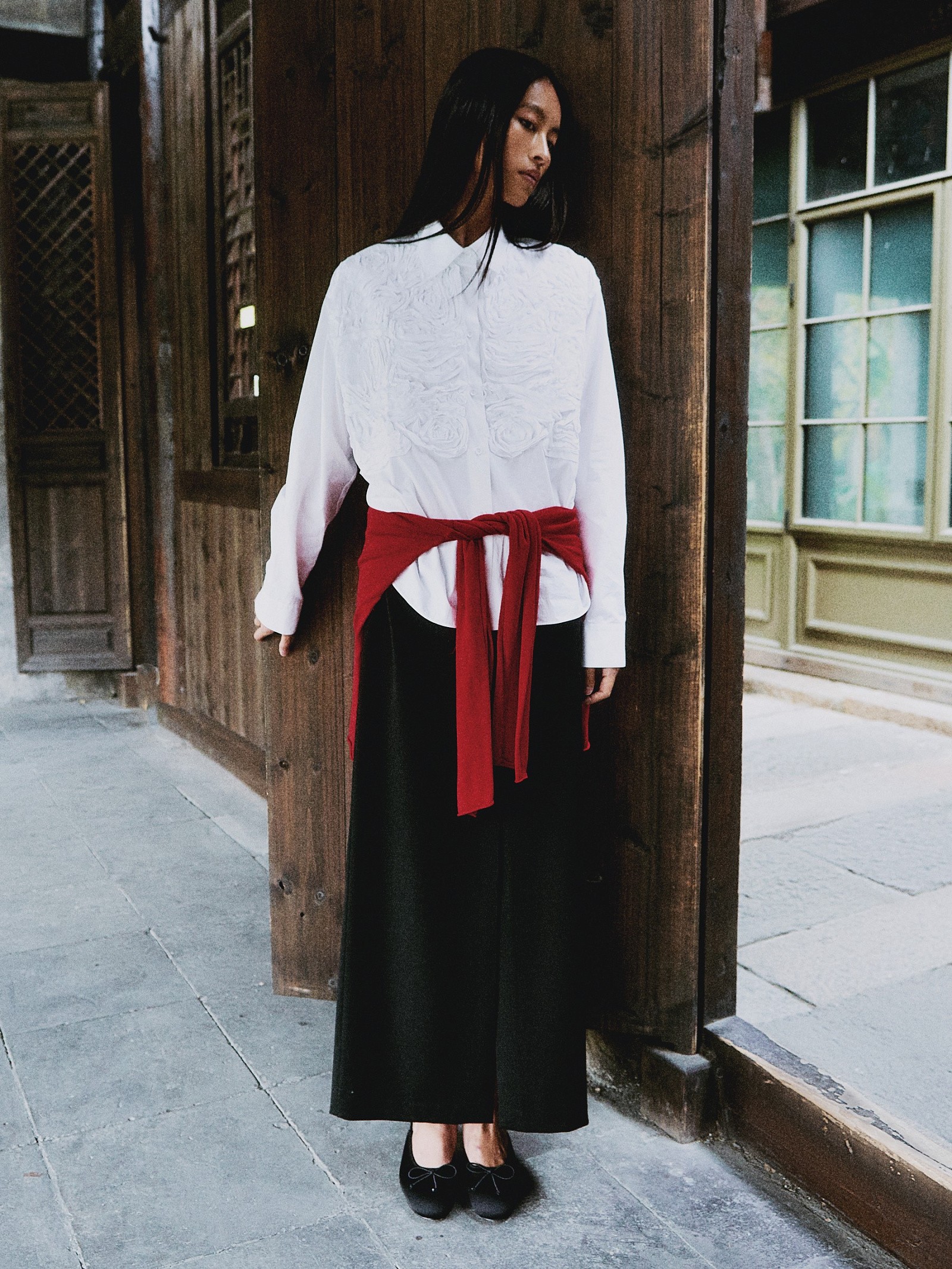 Рубашка однотонная