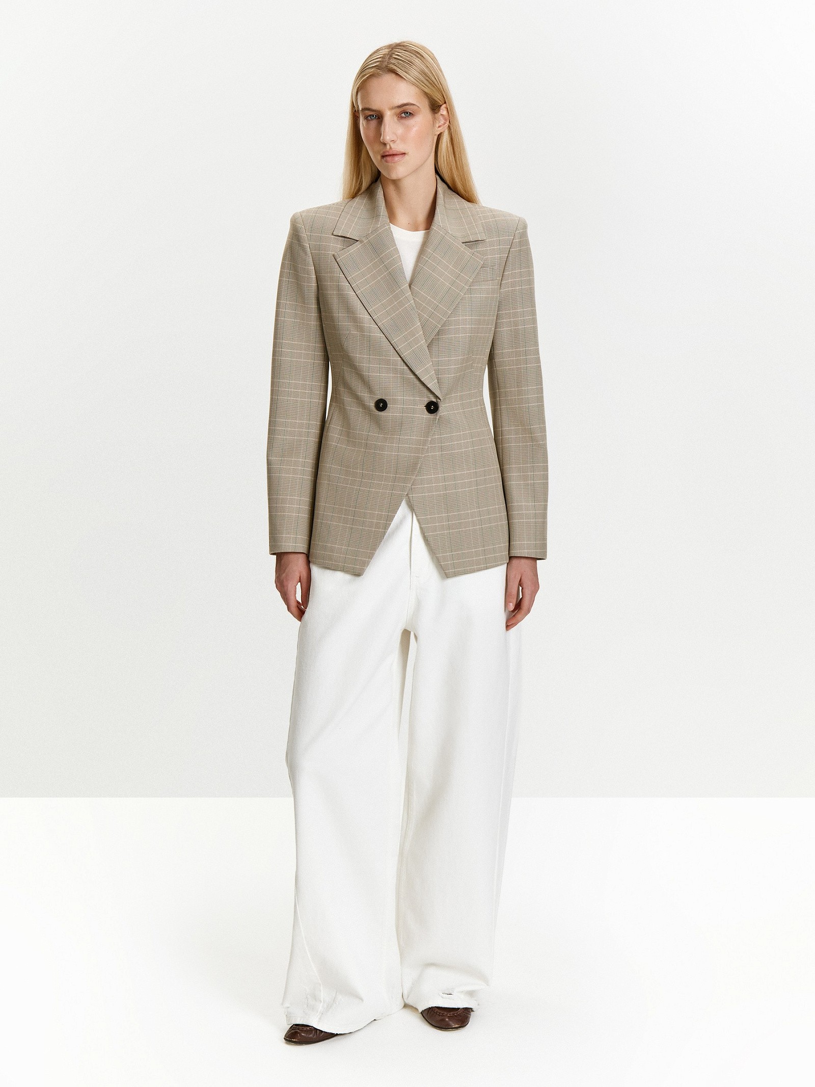 Жакет в клетку