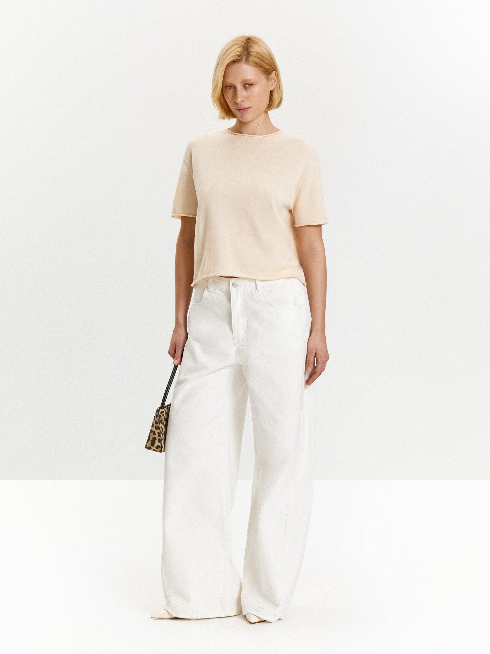 Трикотажная футболка из 100% хлопка