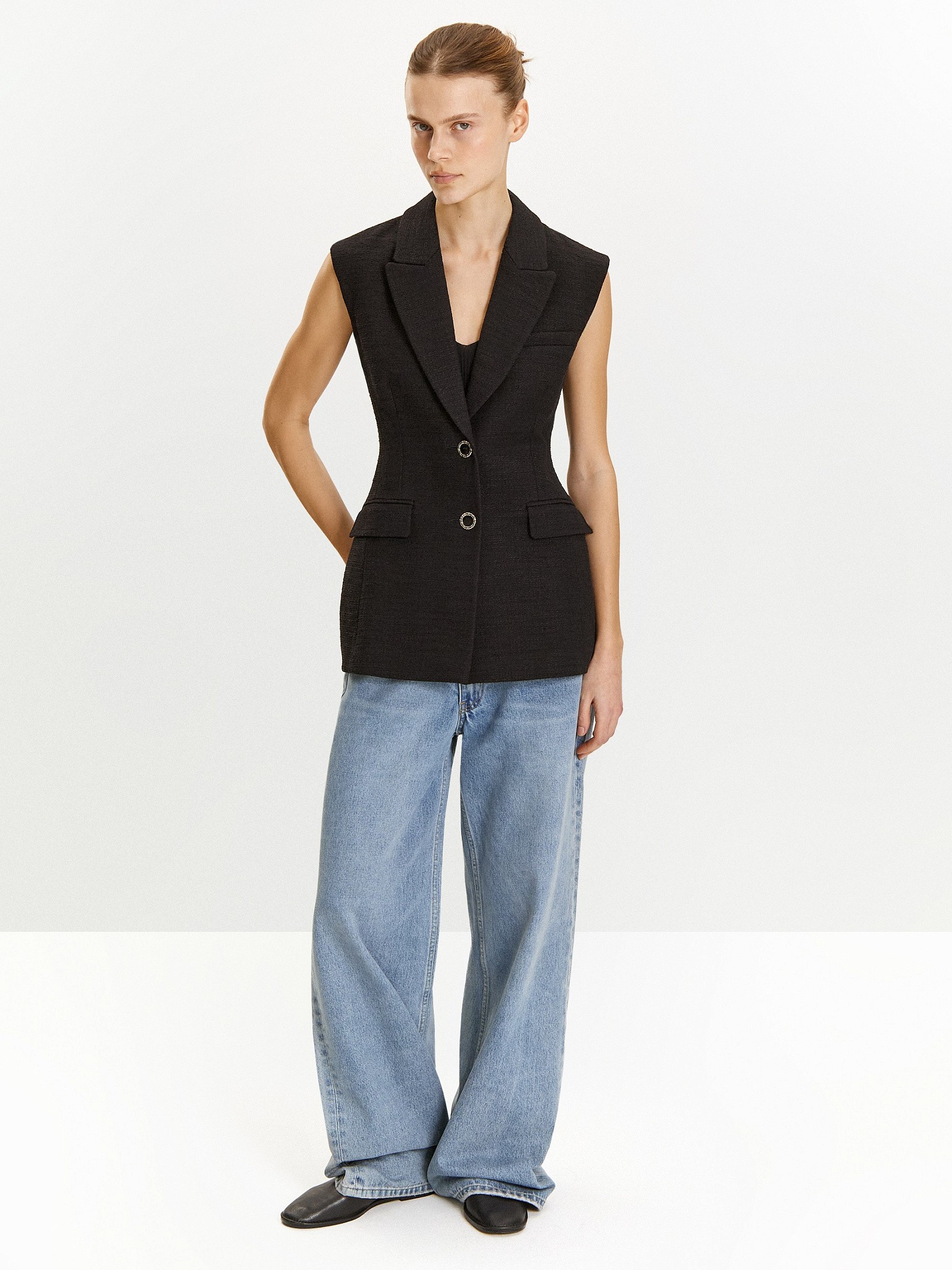 Жилет удлиненный