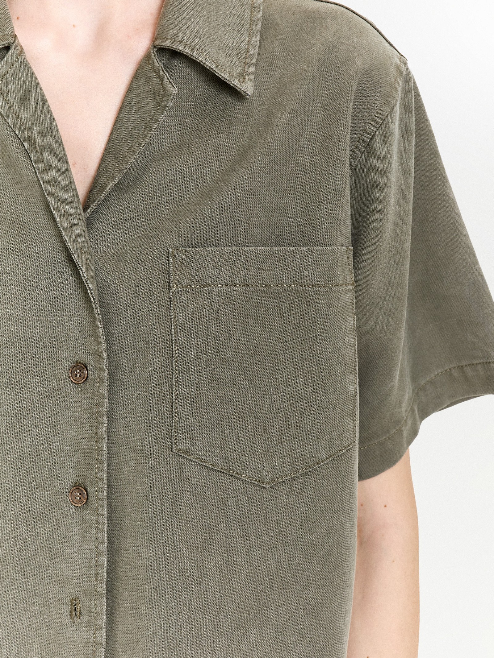 Рубашка из денима