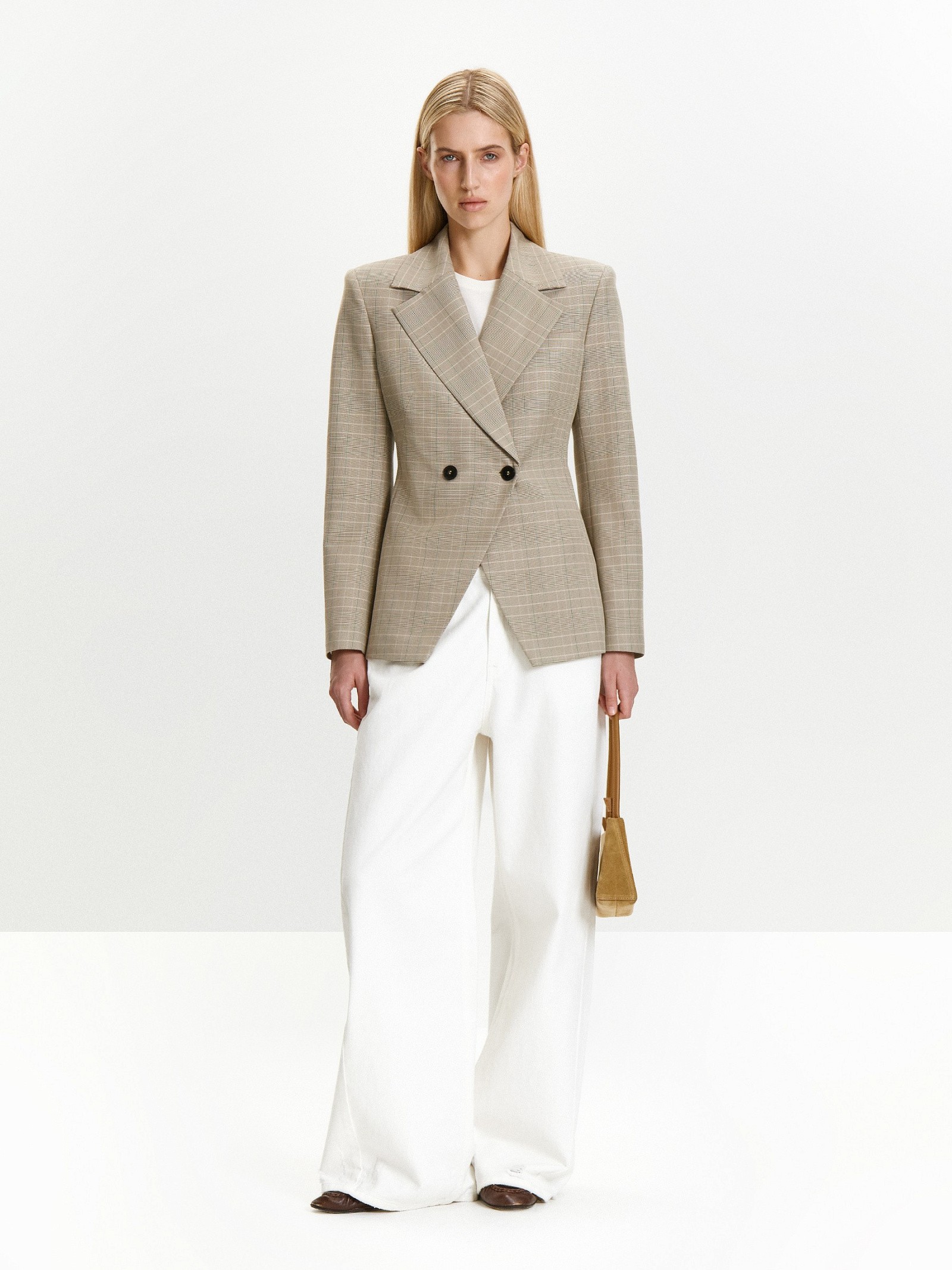 Жакет в клетку