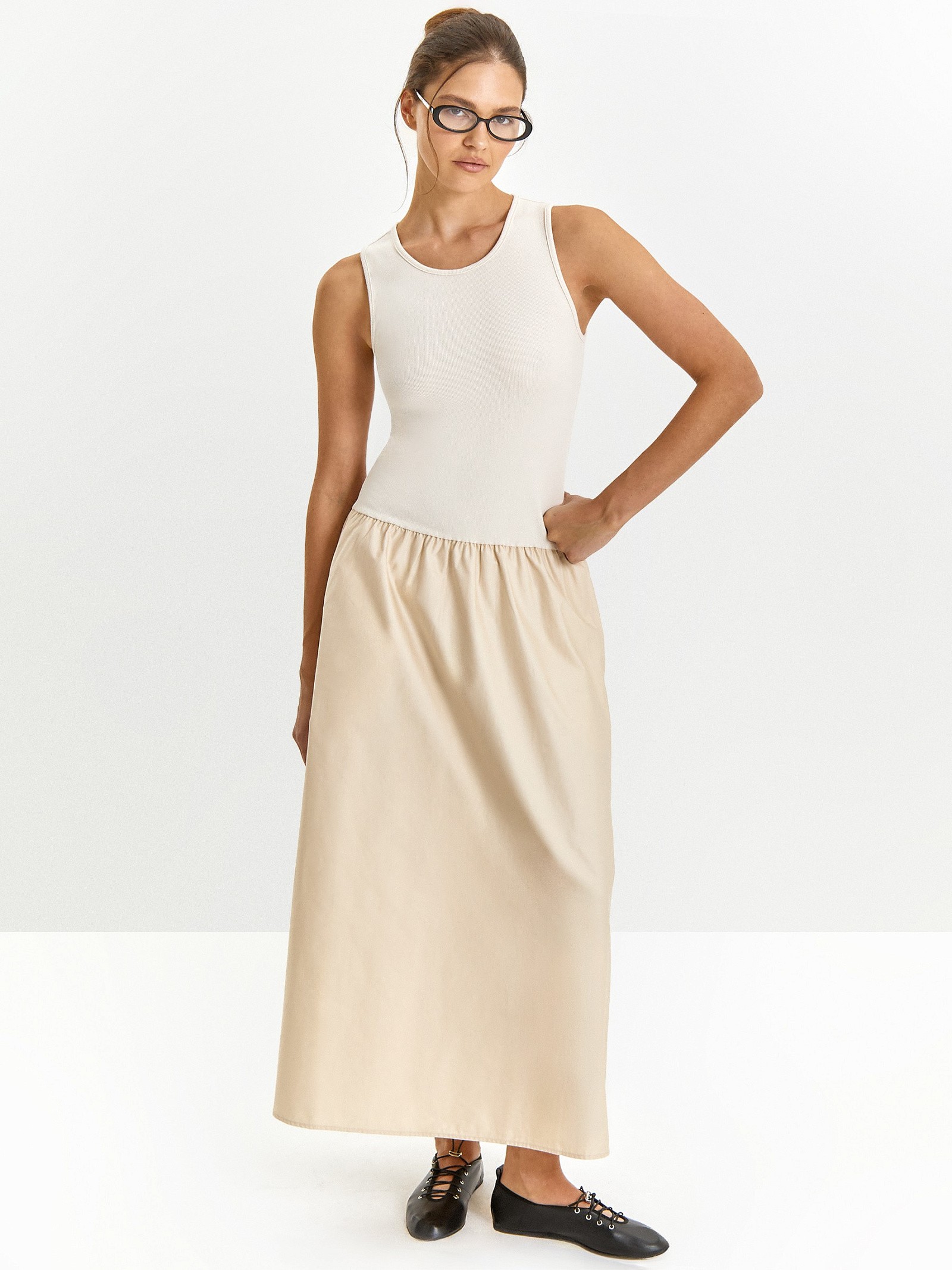 Платье макси из 100% хлопка