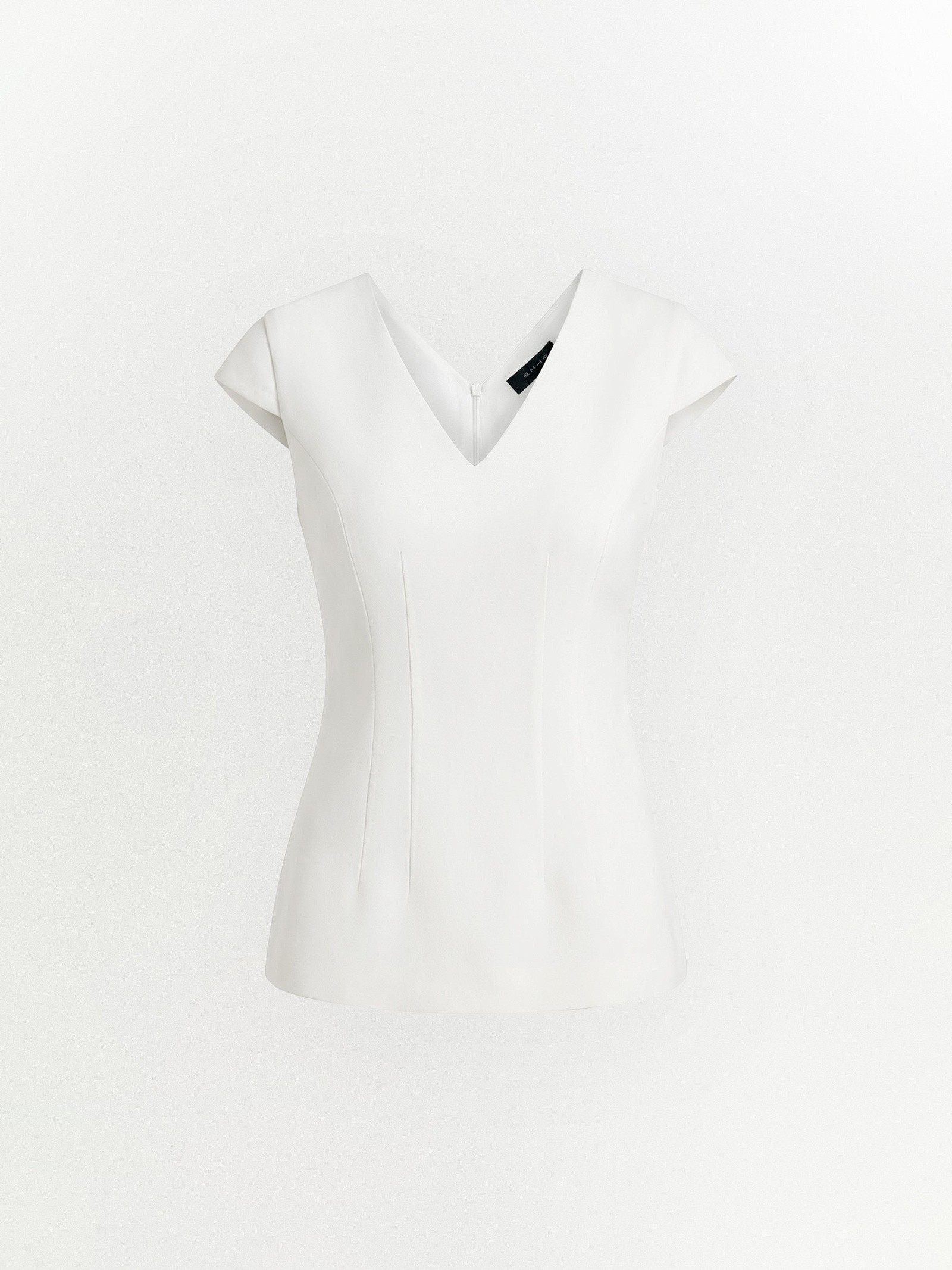 Блузка однотонная