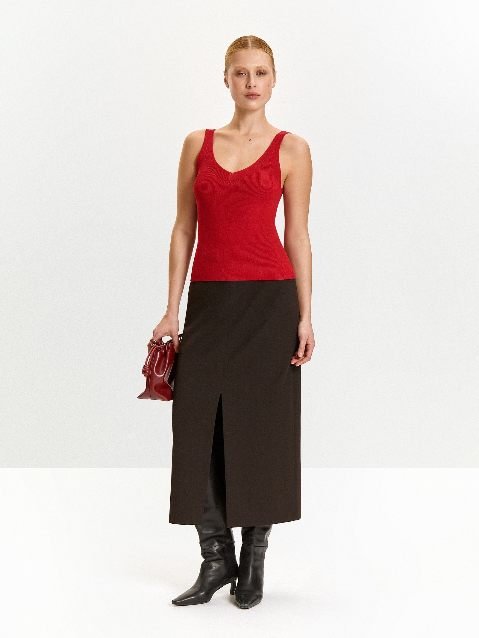 Трикотажный топ