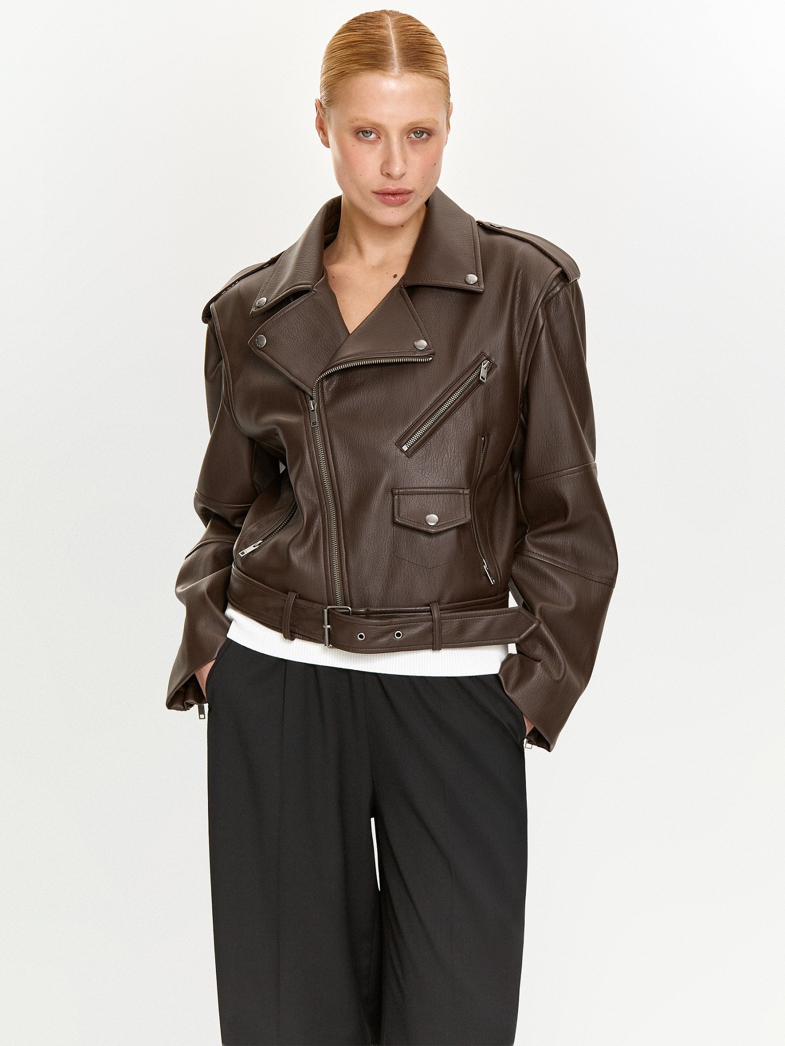 Косуха из экокожи