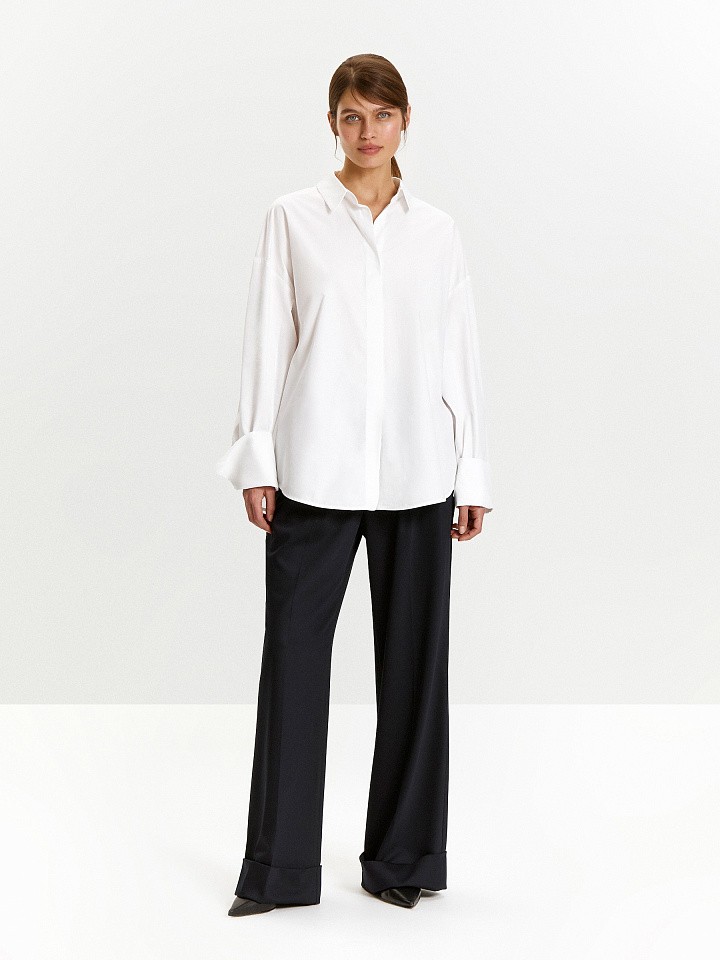 Рубашка удлиненная