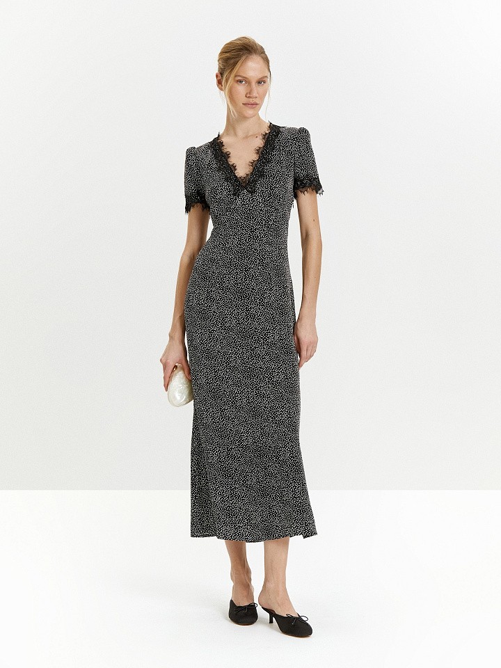 Платье в горох