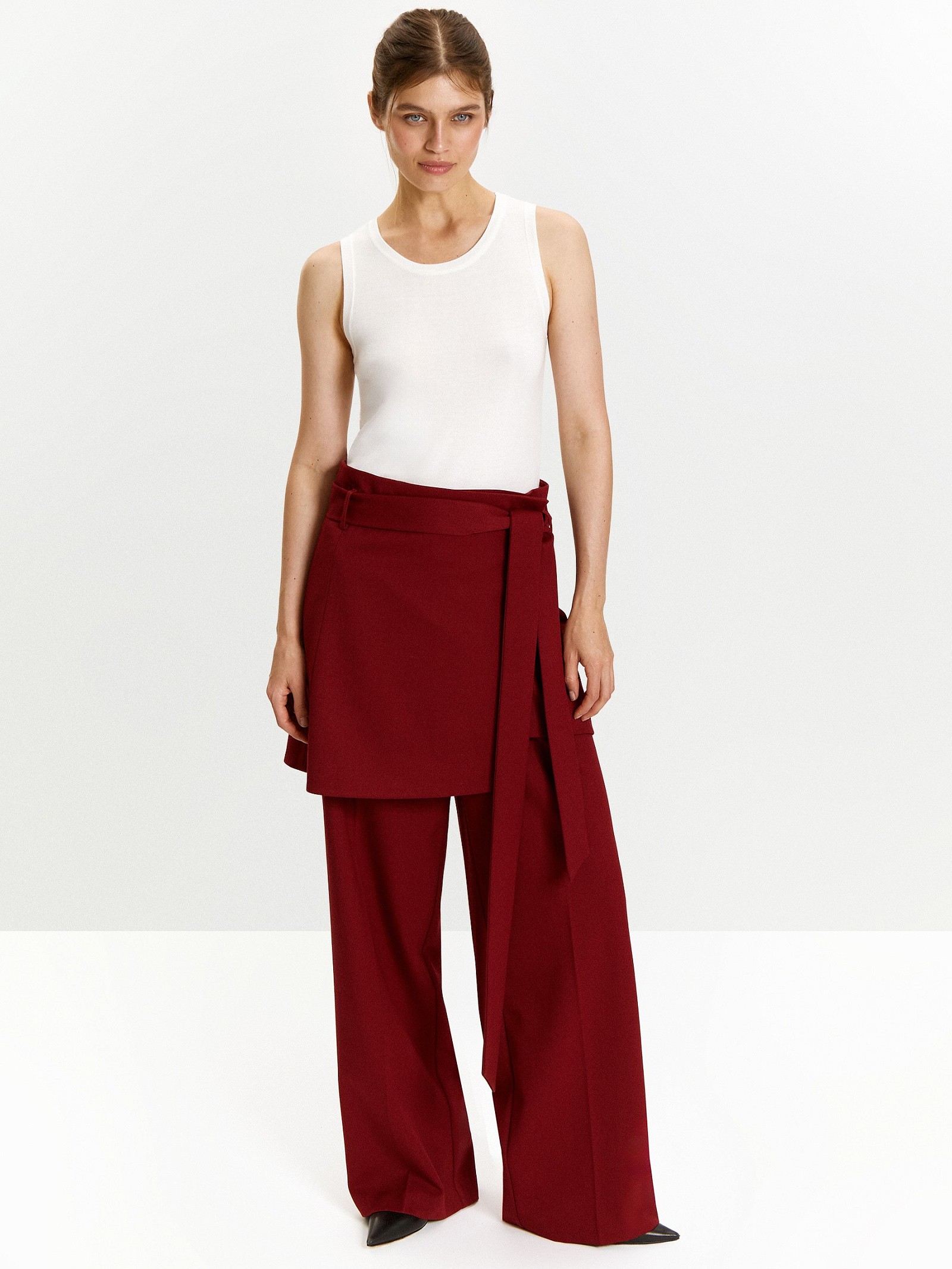 Юбка-мини с поясом