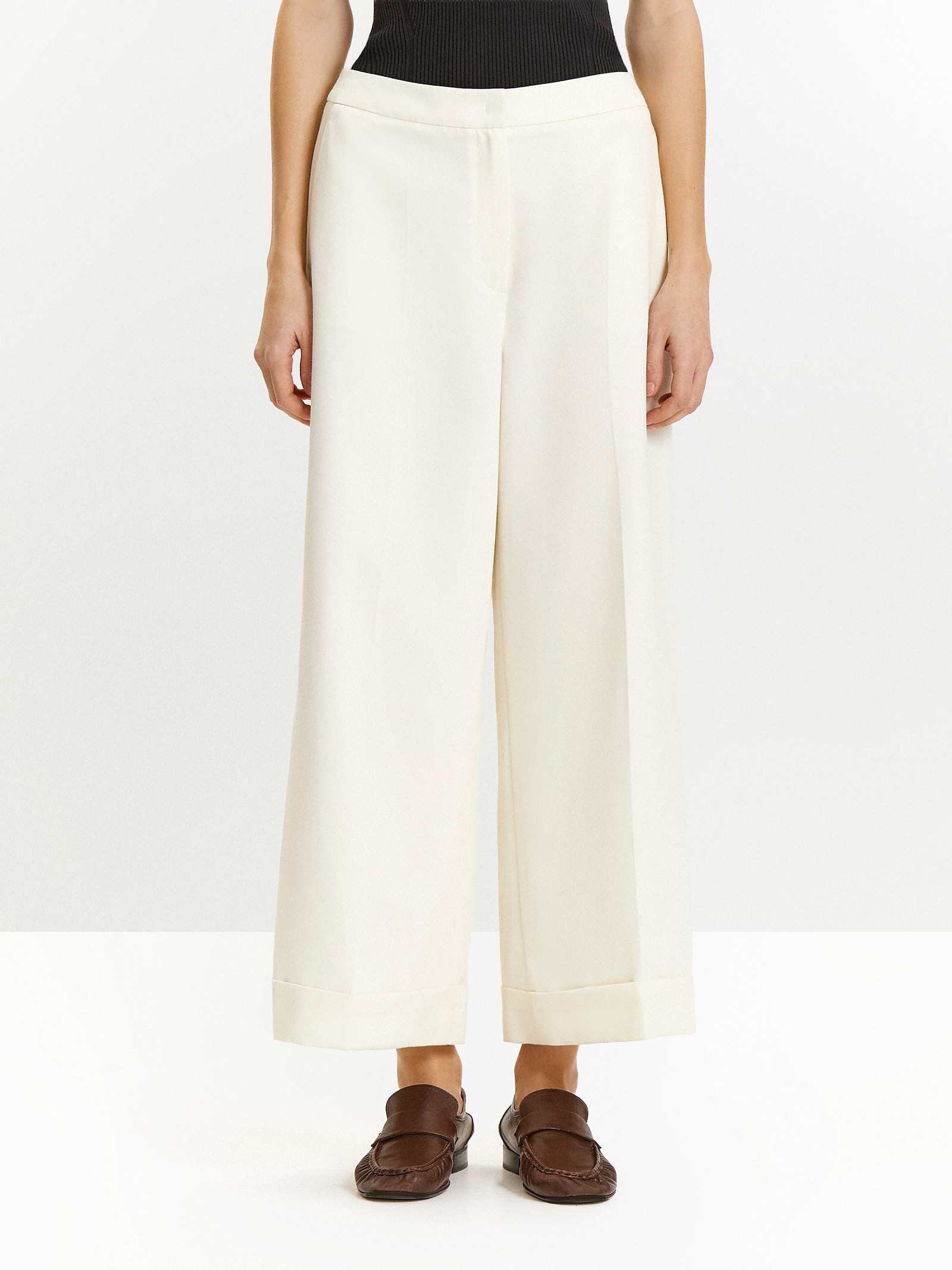 Брюки широкого кроя