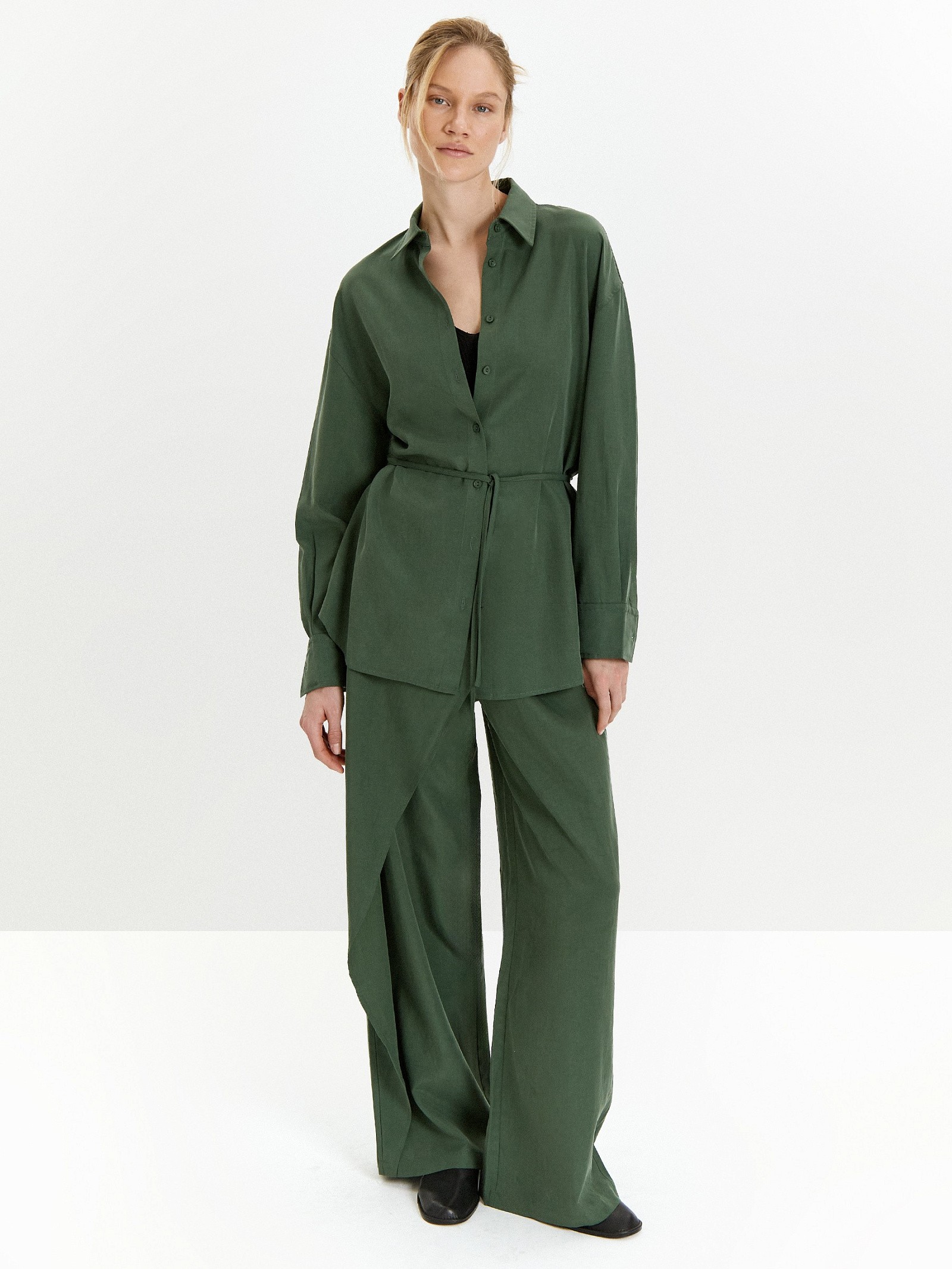 Рубашка прямого кроя