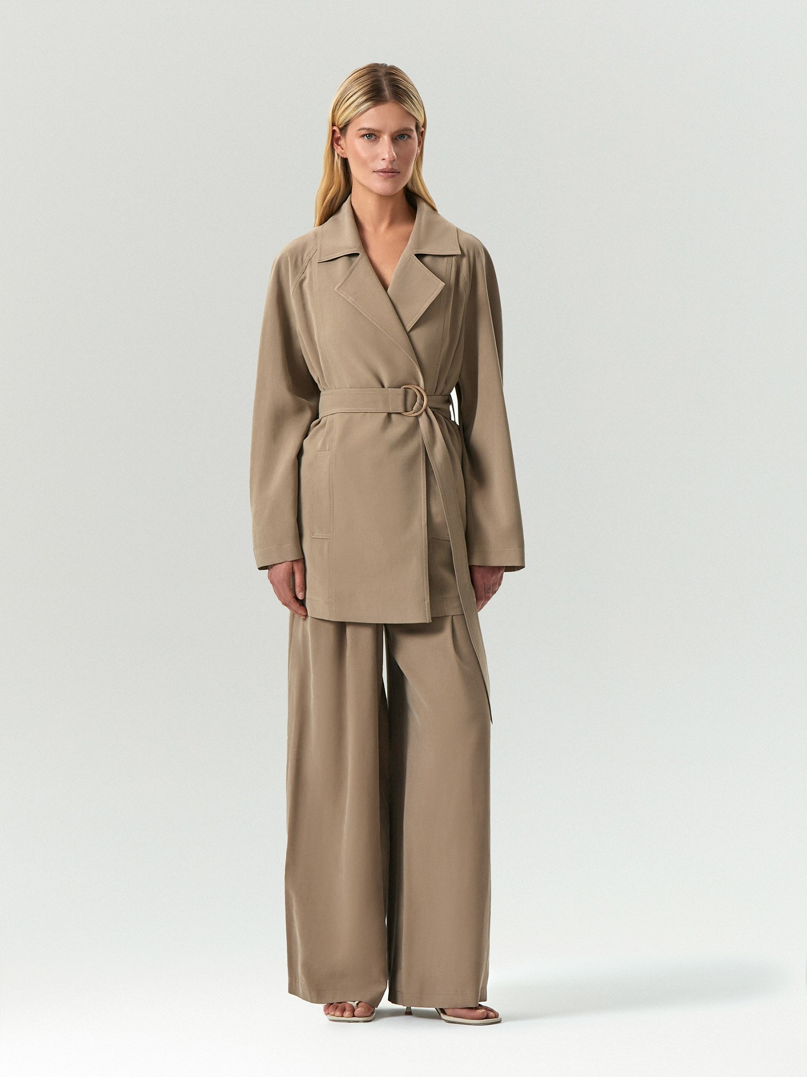 Жакет с поясом