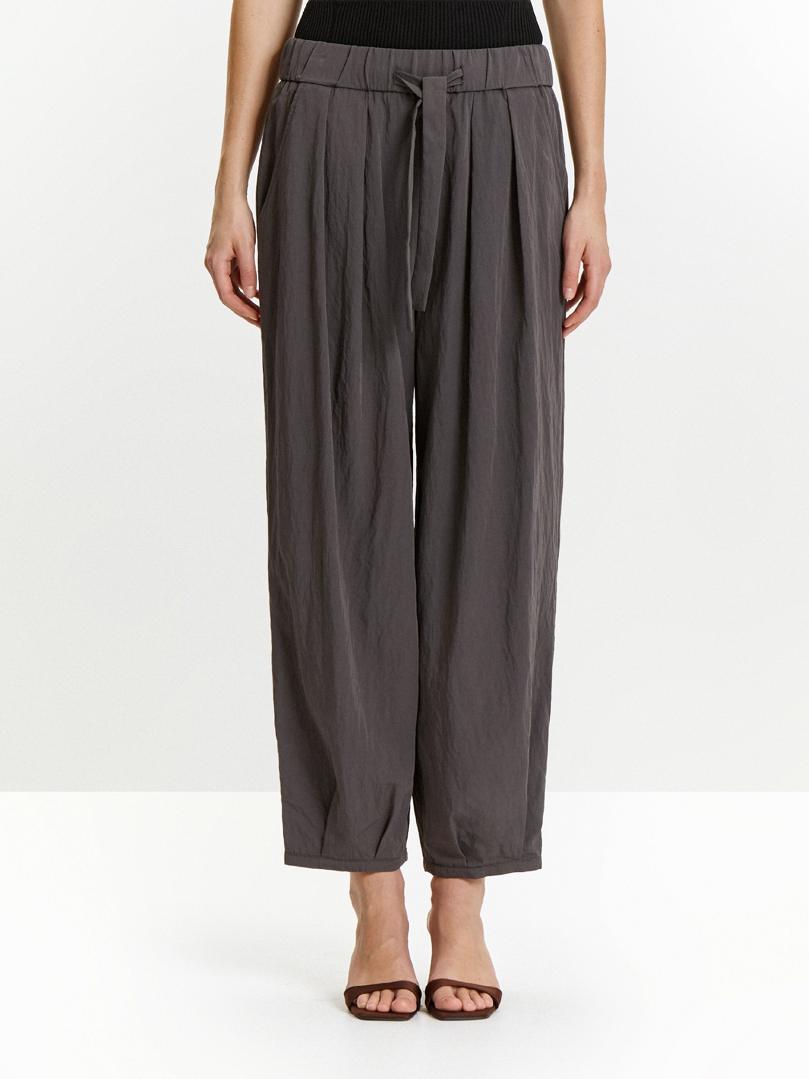 Брюки о-силуэта