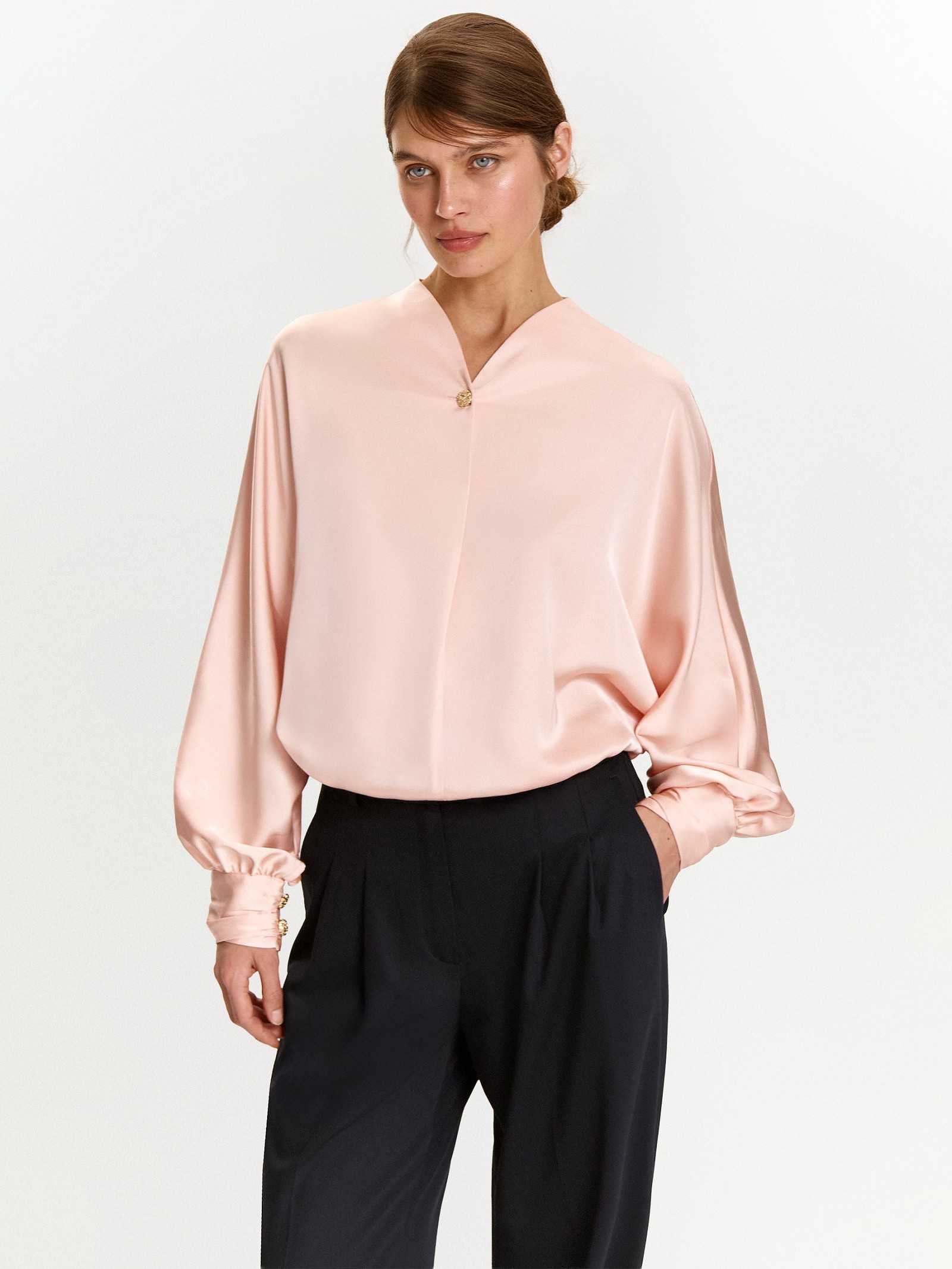 Блузка с длинным рукавом