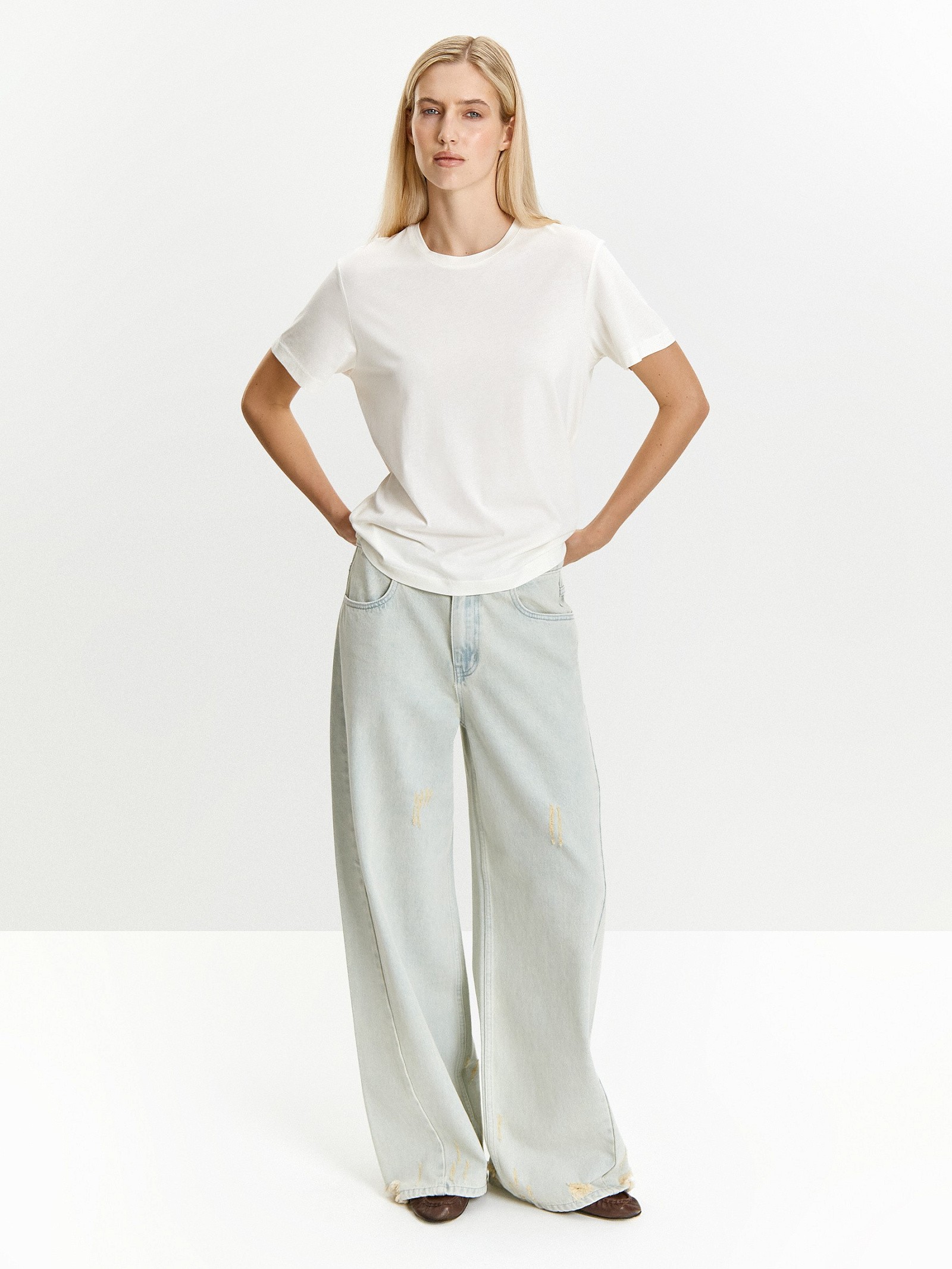 Джинсы Wide Leg 378