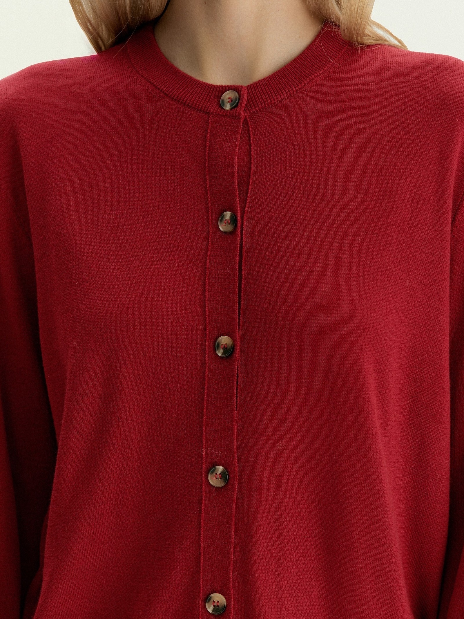 Кардиган с содержанием шерсти