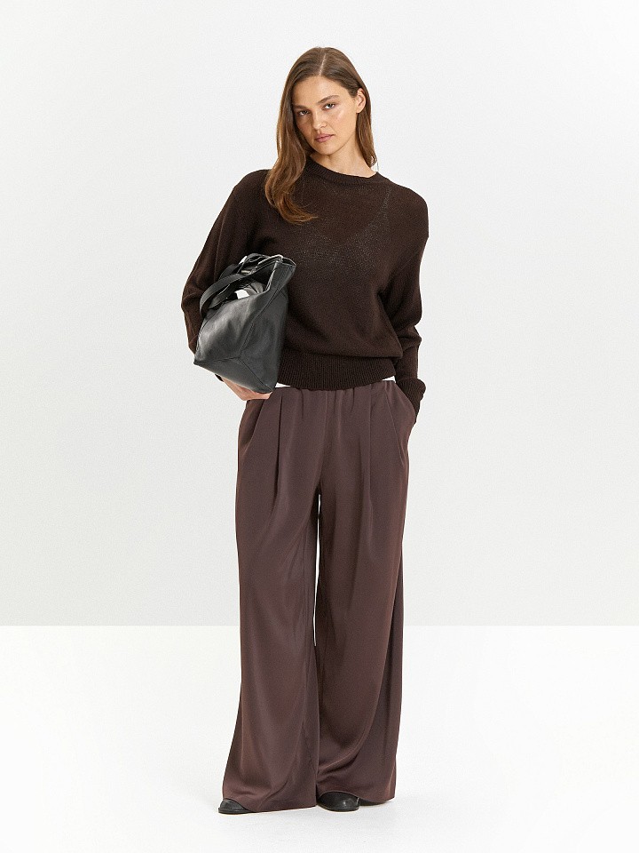 Брюки широкого кроя