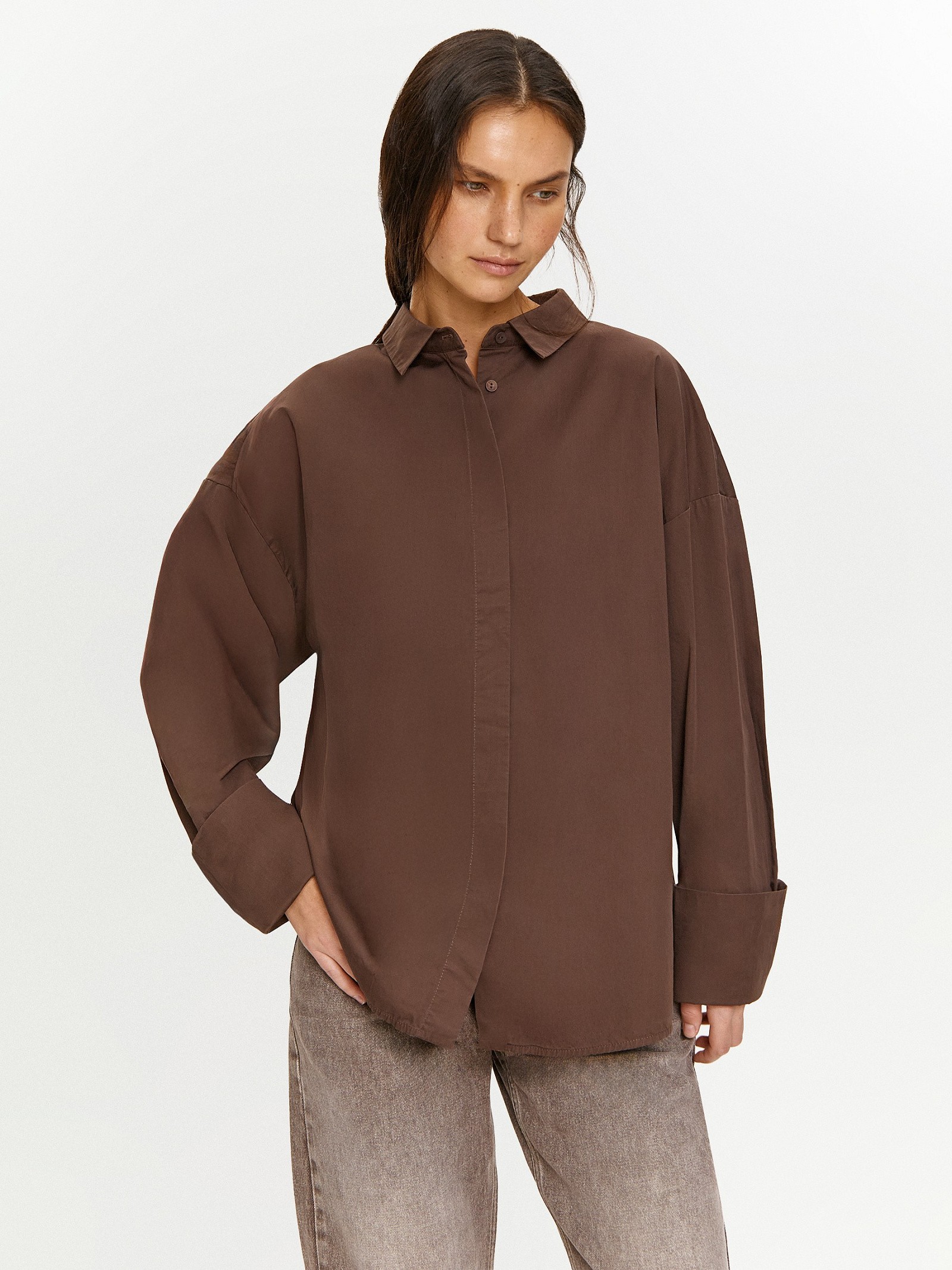 Рубашка удлиненная