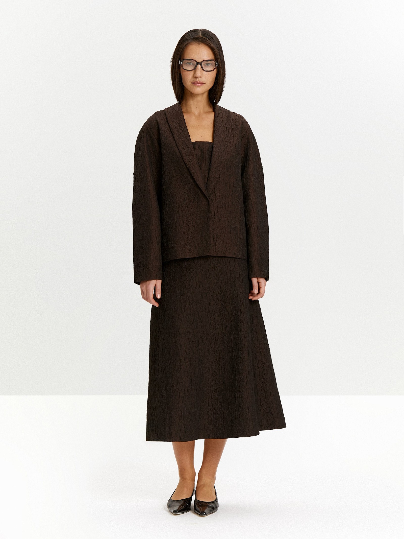 Жакет прямого кроя