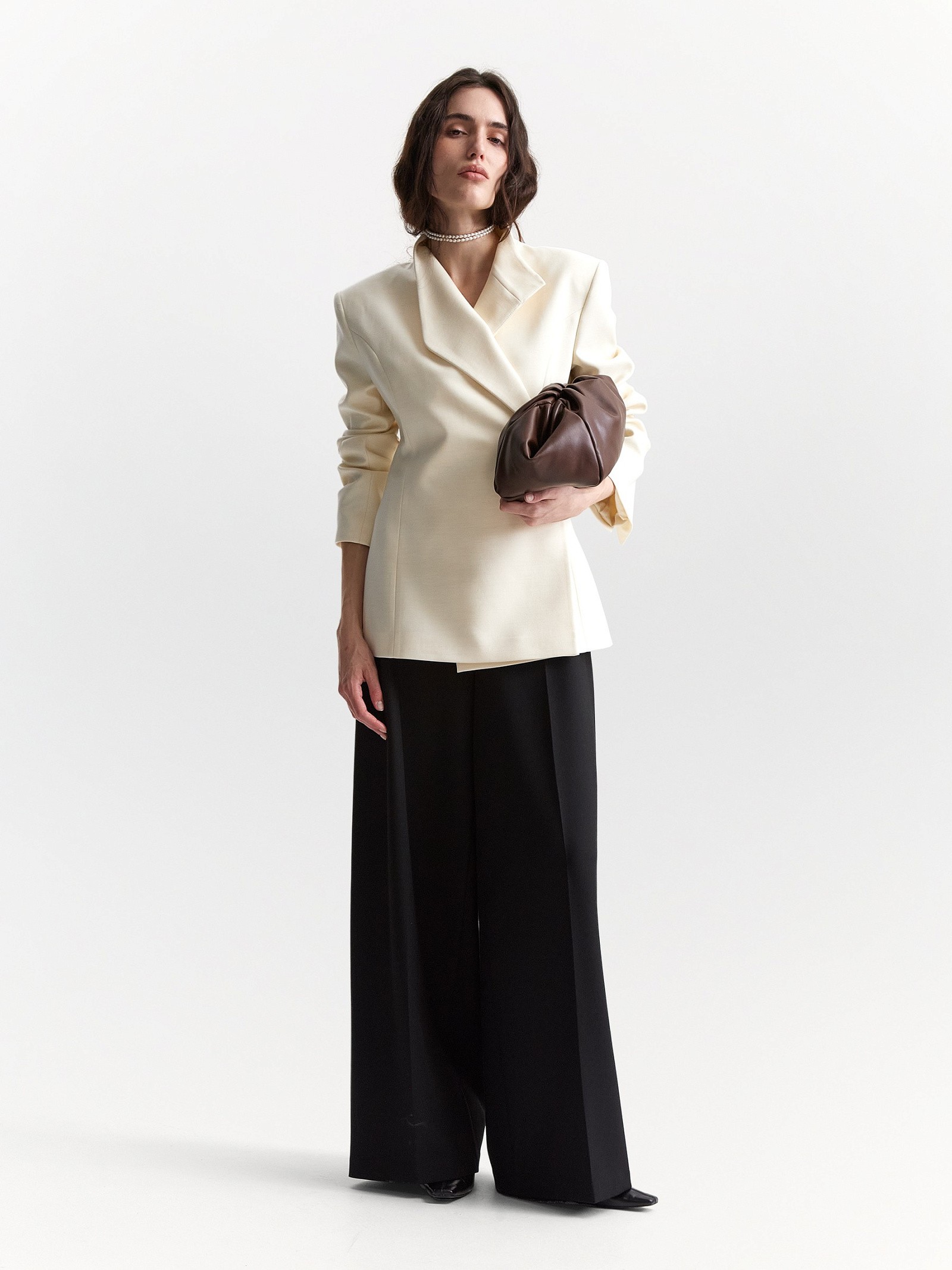 Жакет без лацканов