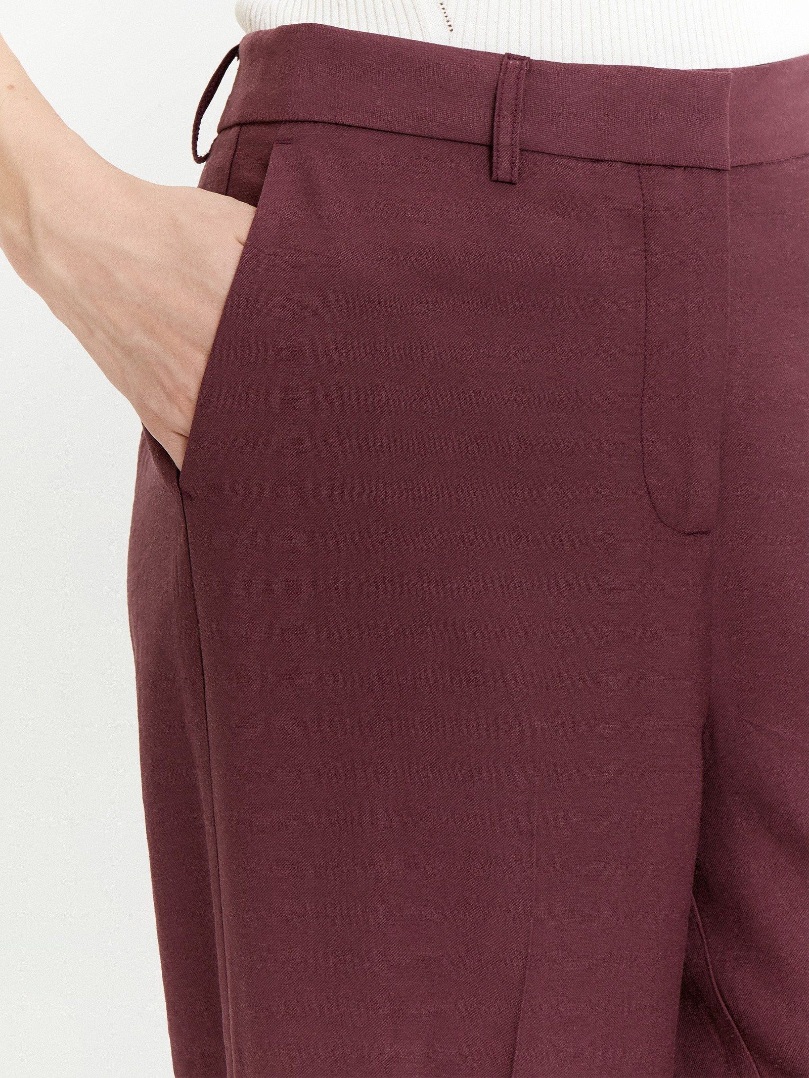 Брюки прямого кроя