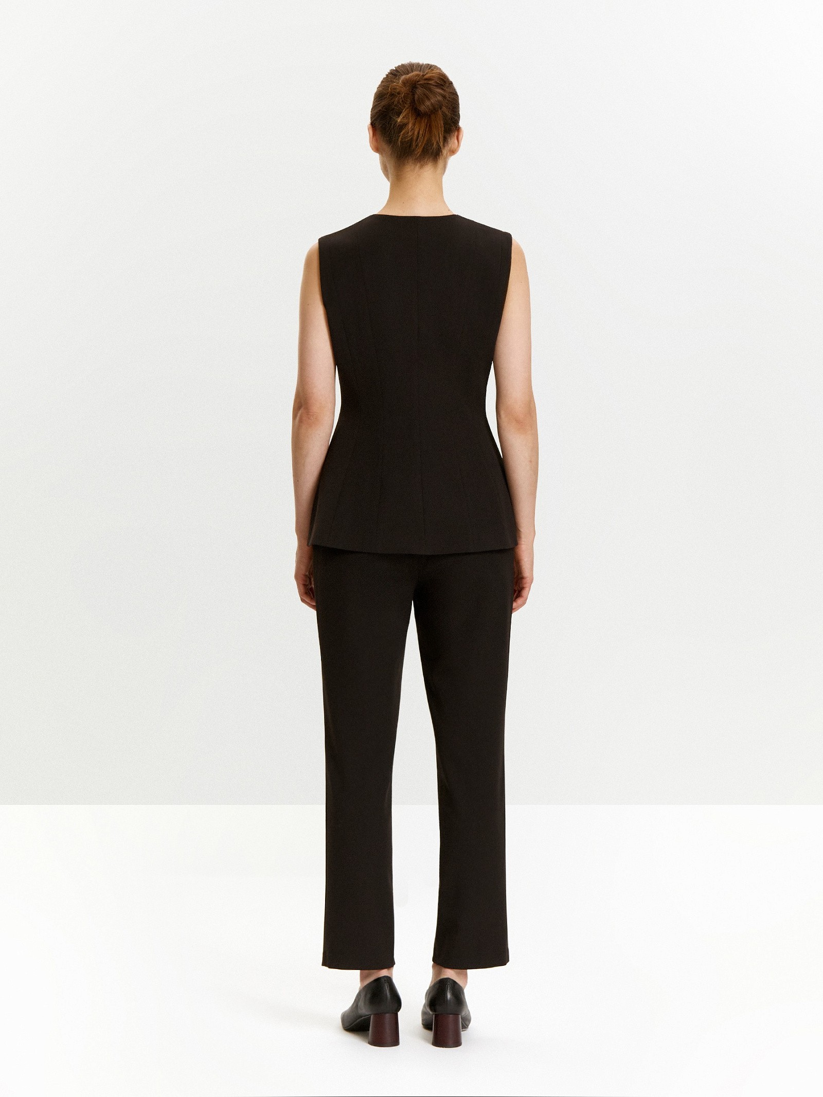 Блузка однотонная