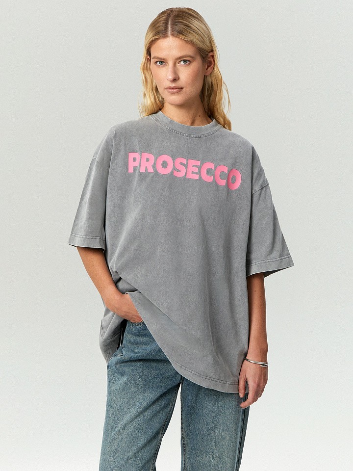 Футболка oversize с эффектом варки