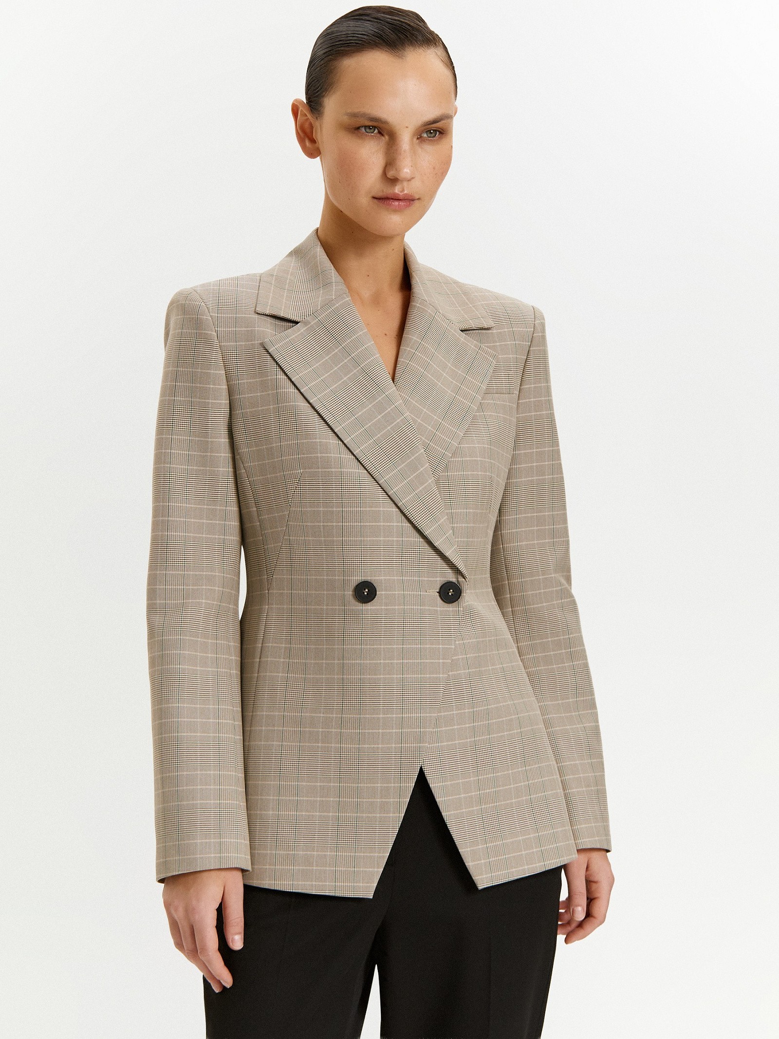 Жакет в клетку