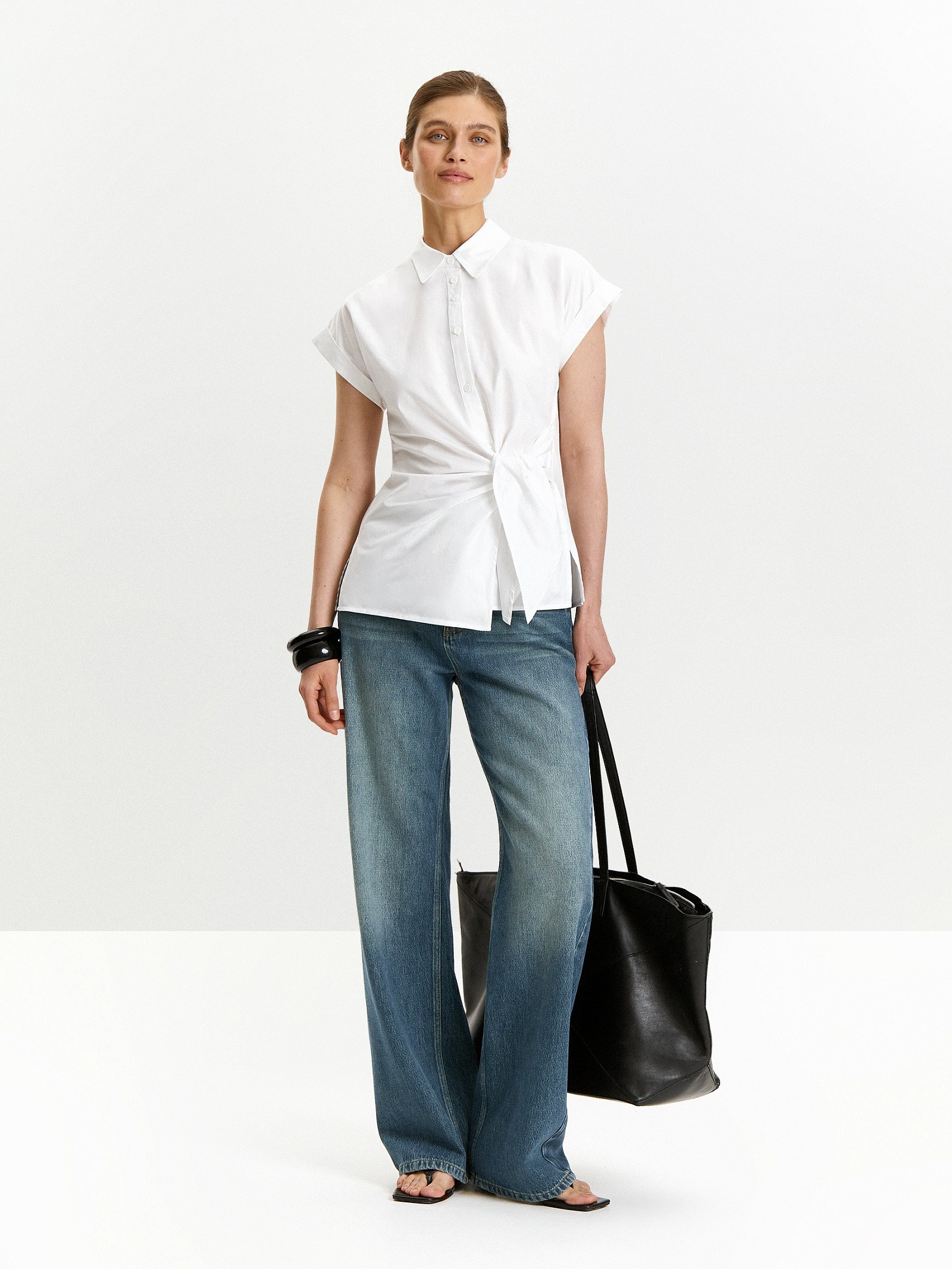 Рубашка с коротким рукавом из 100% хлопка