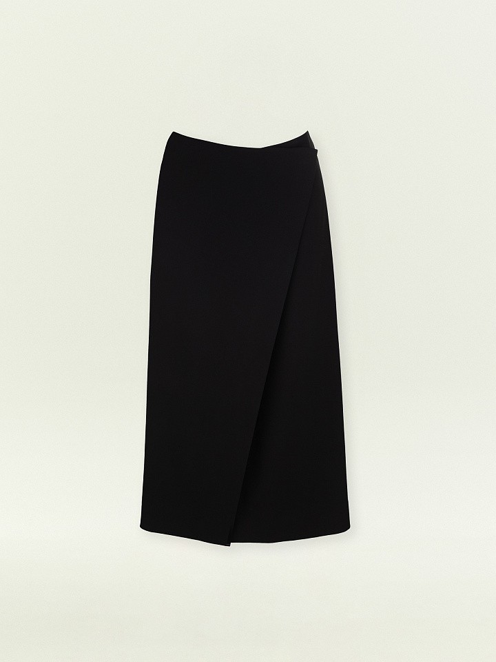 Юбка-карандаш миди на запах