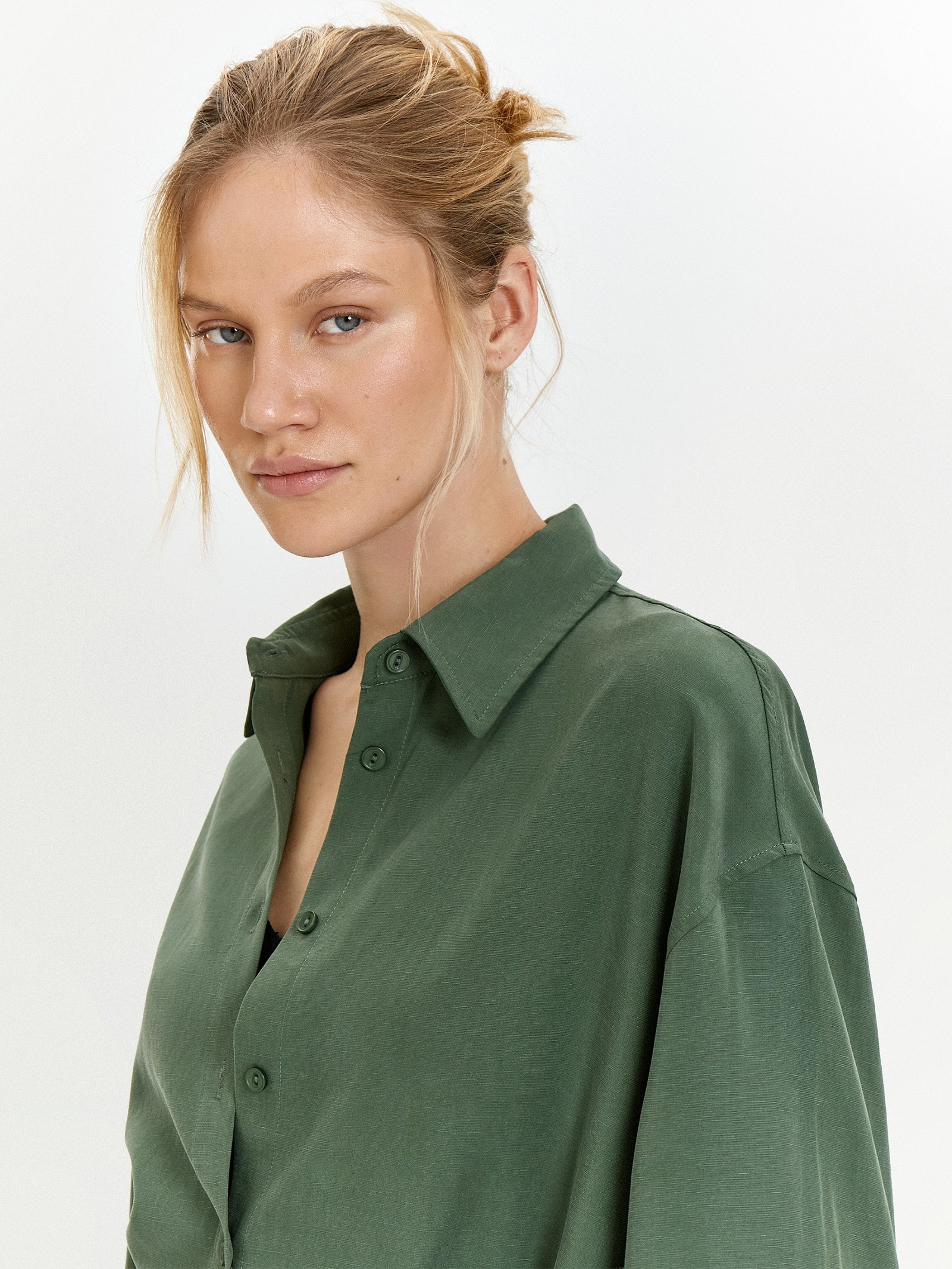 Рубашка прямого кроя