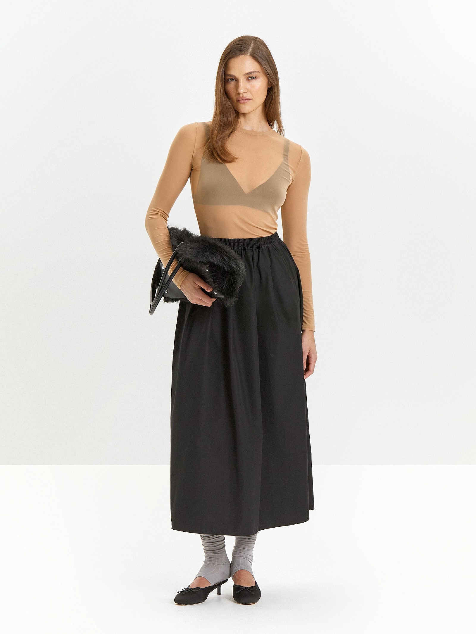 Облегающий лонгслив