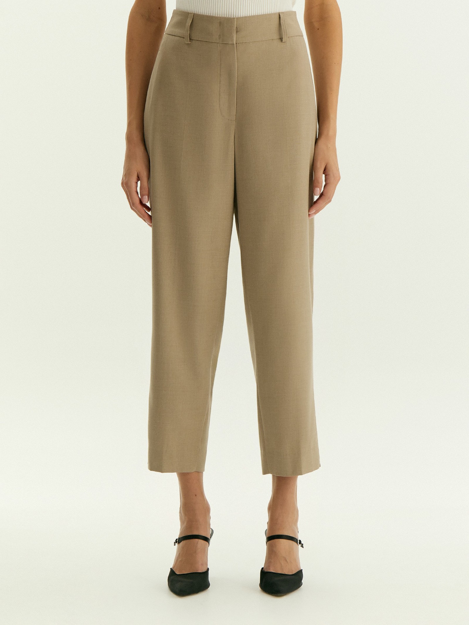 Брюки зауженного кроя