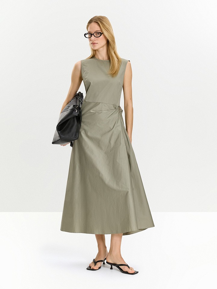 Платье макси из 100% хлопка