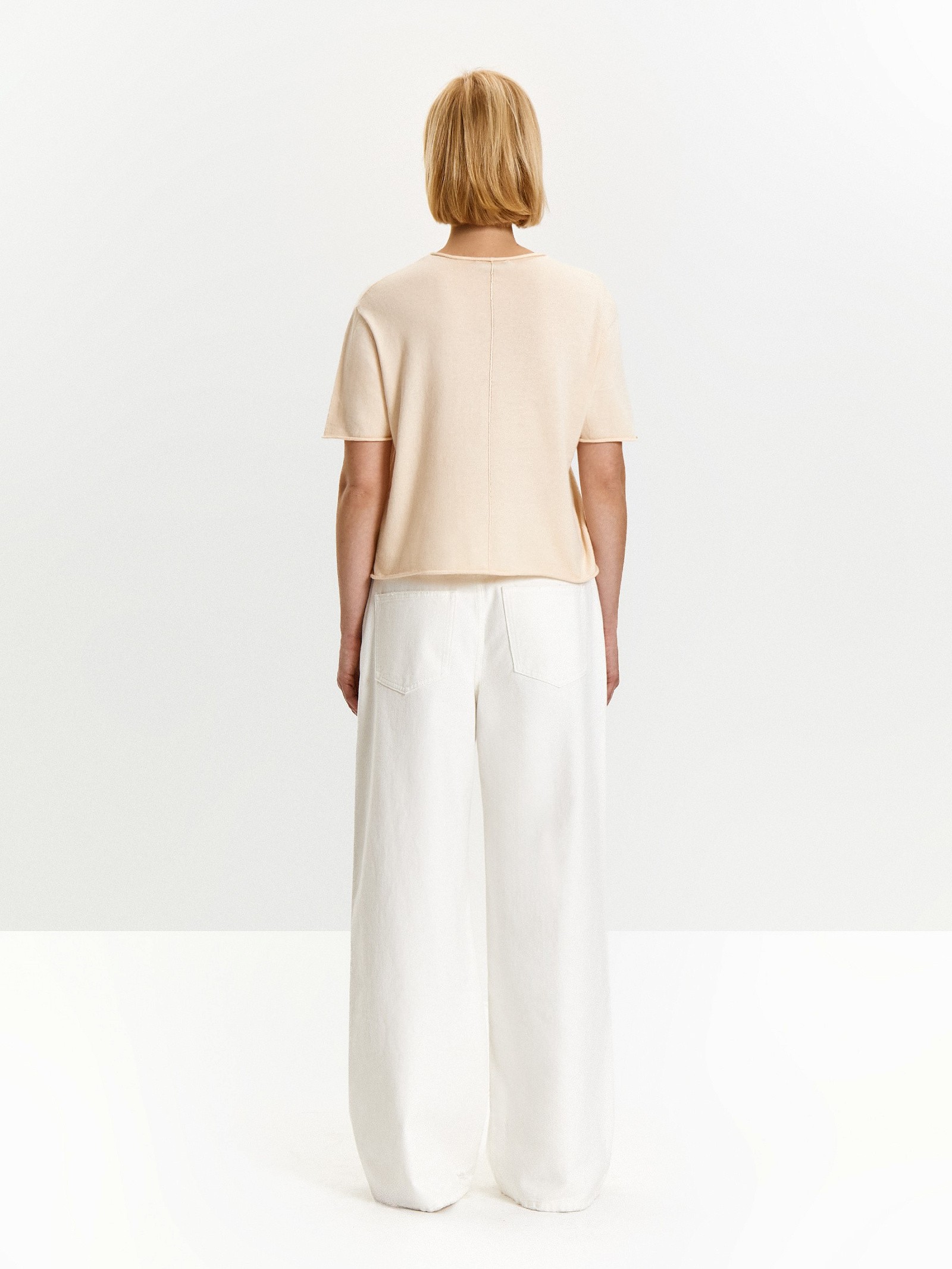 Трикотажная футболка из 100% хлопка