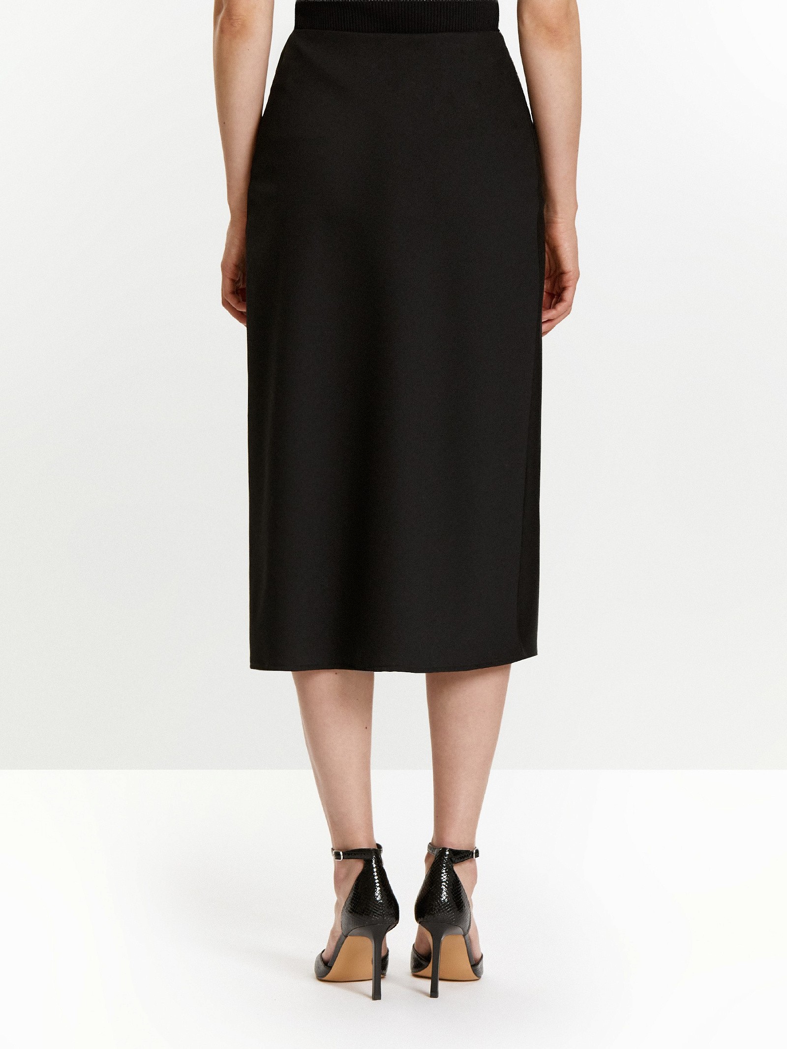 Юбка а-силуэта из 100% вискозы