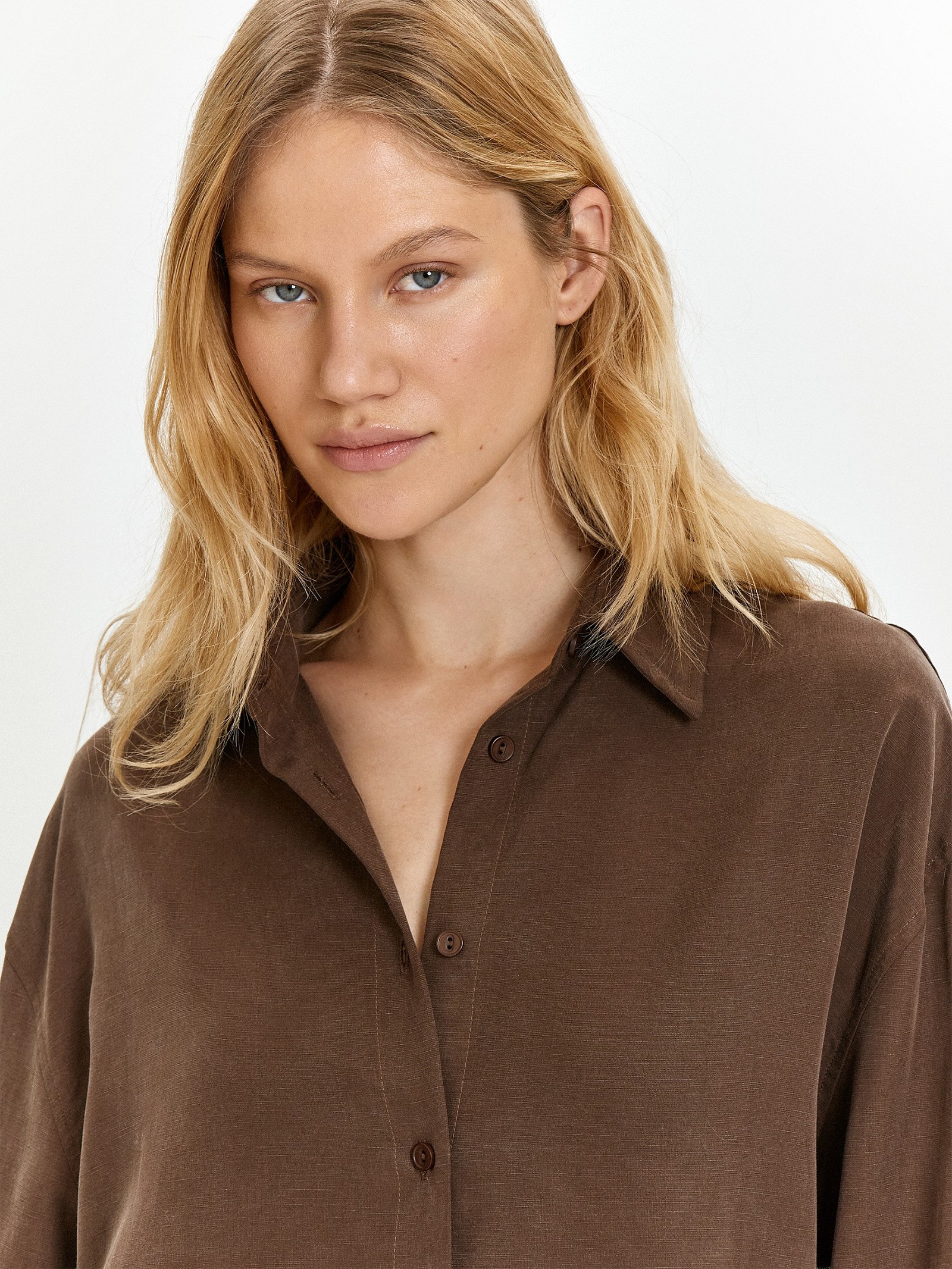 Рубашка прямого кроя