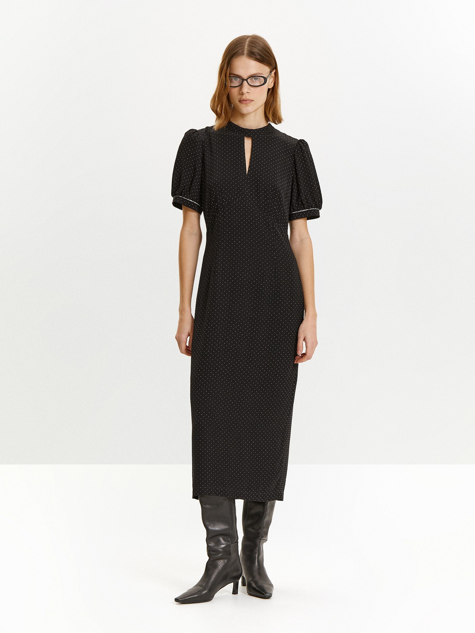 Платье в горох