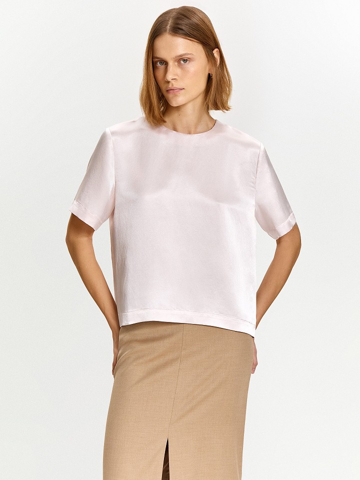 Блузка прямого кроя