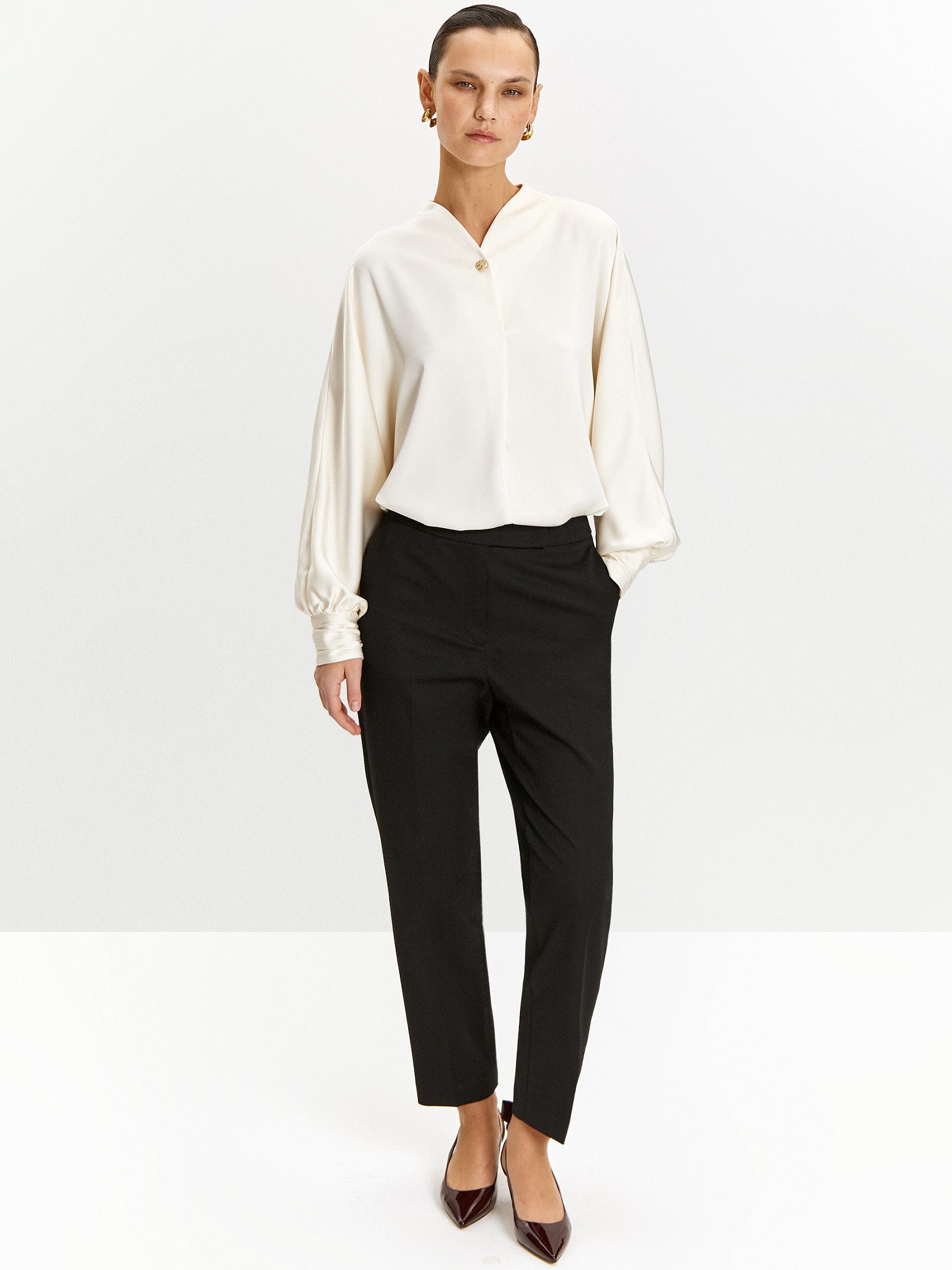 Блузка с длинным рукавом