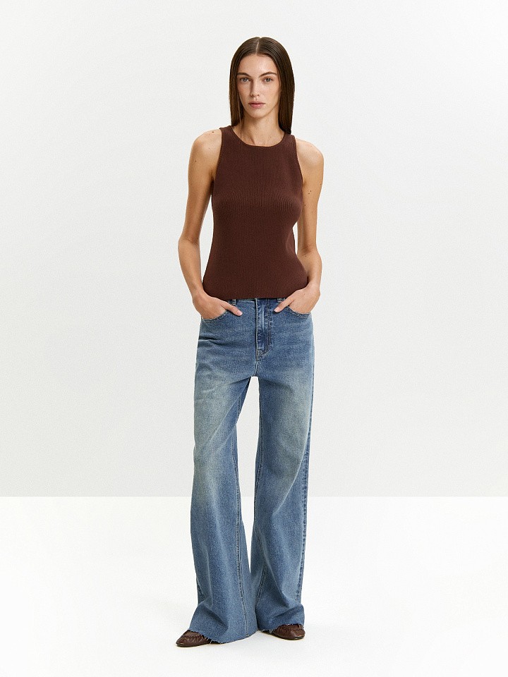 Трикотажный топ