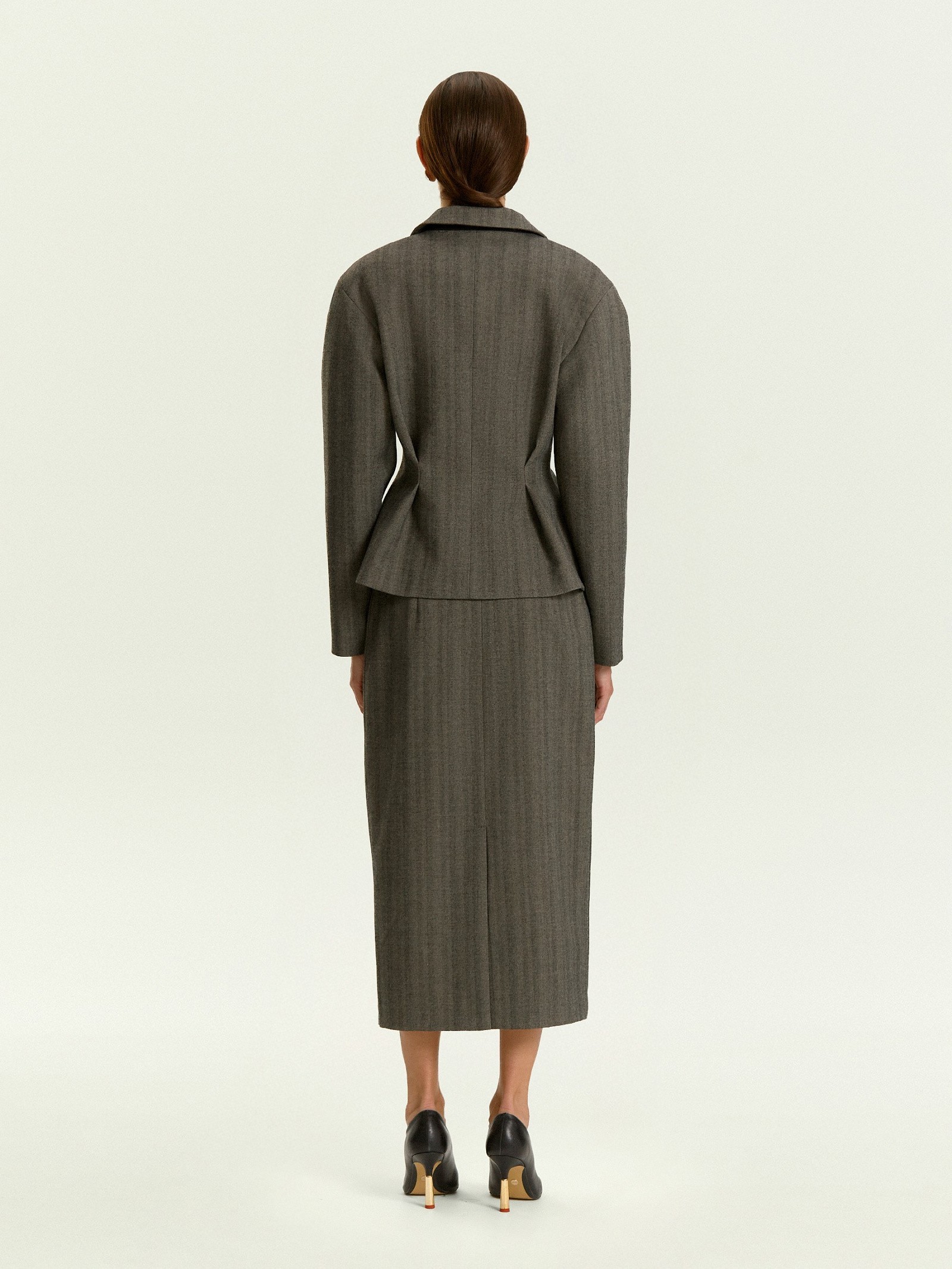 Жакет приталенного кроя