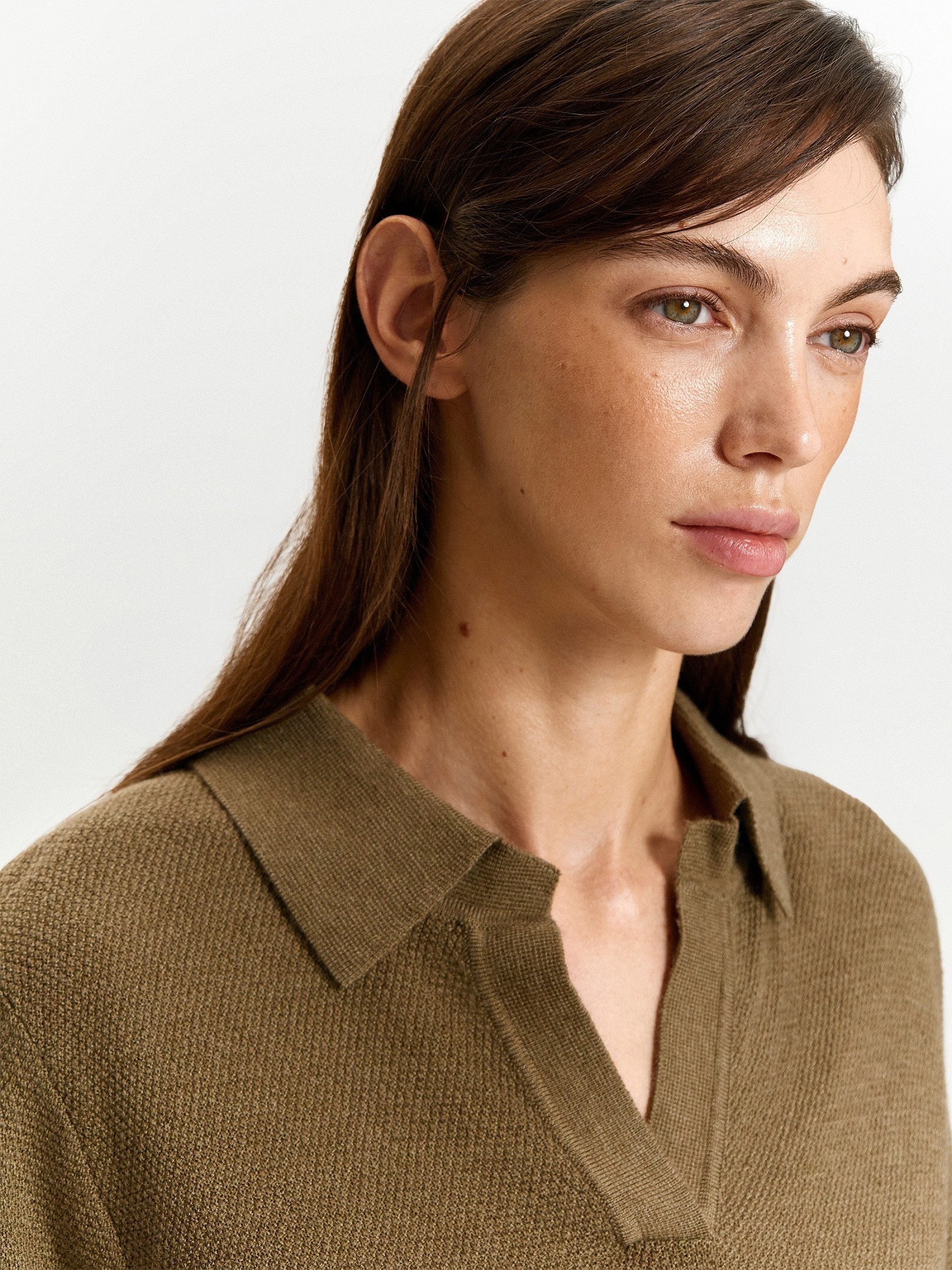 Джемпер с содержанием шерсти