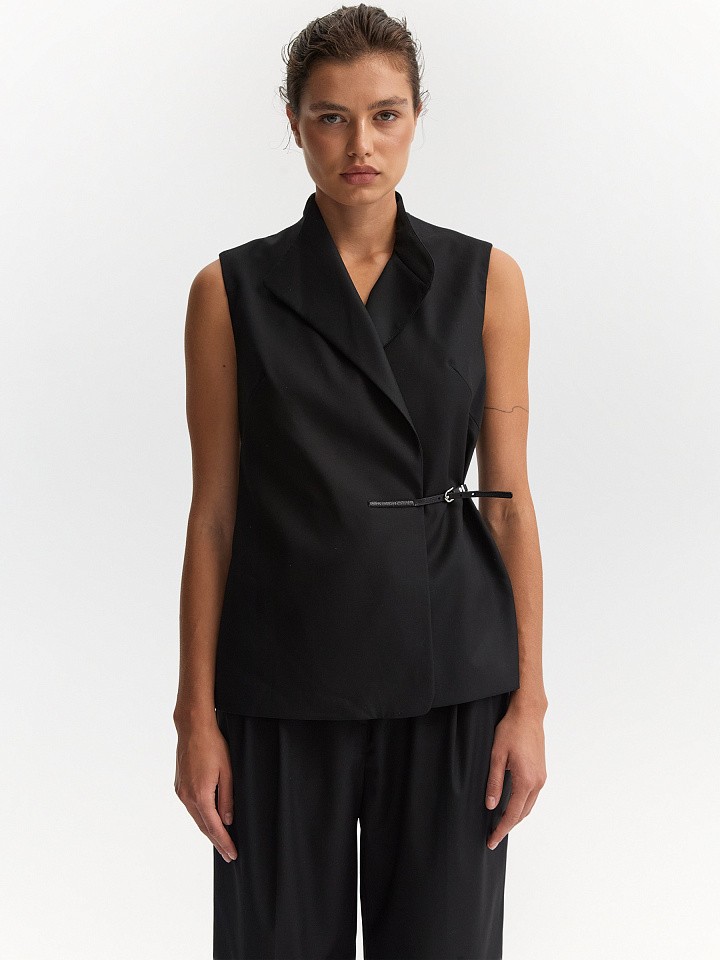 Жилет удлиненный